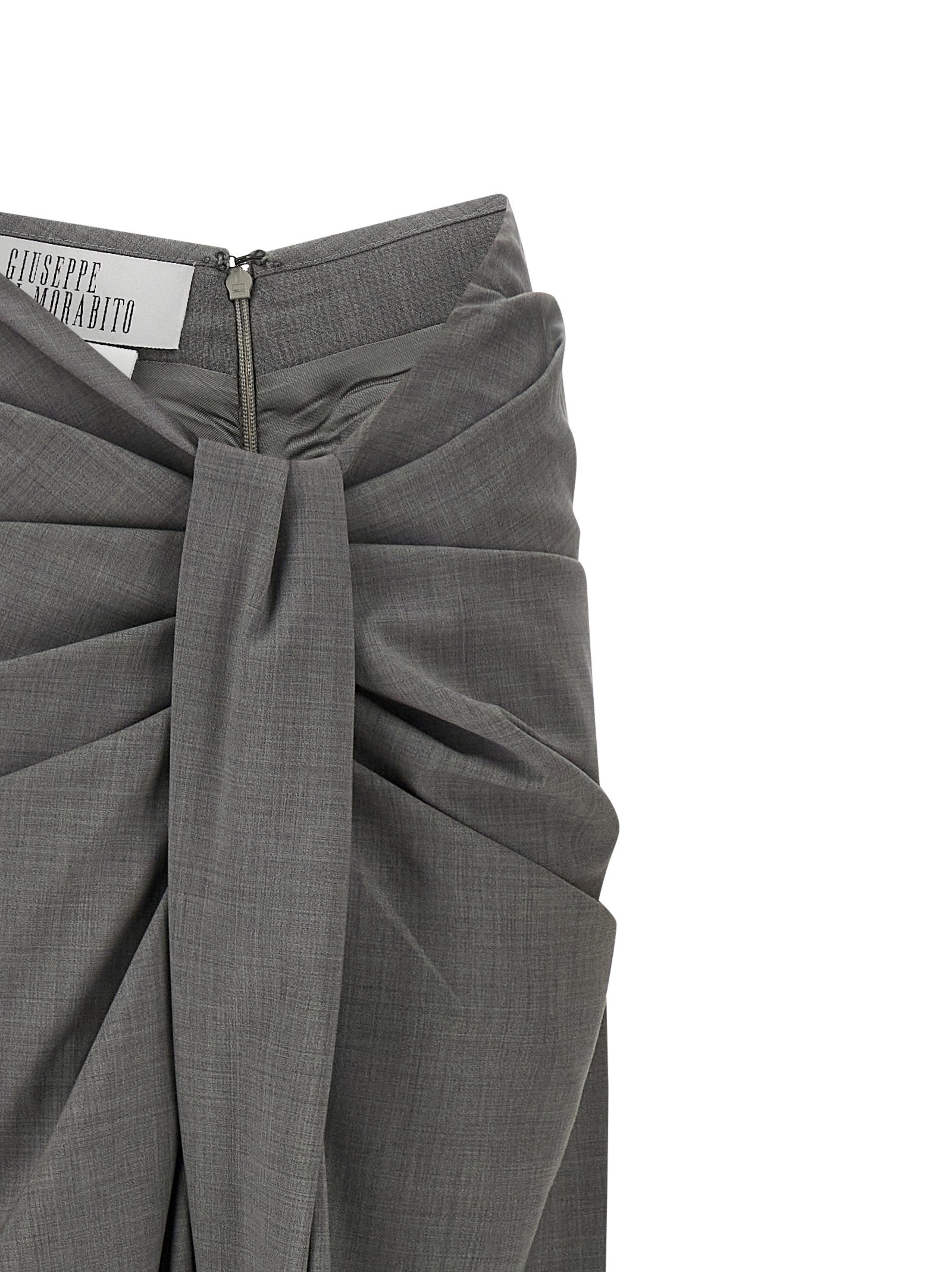 Giuseppe Di Morabito Gray Virgin Wool Dress Women's Pants
