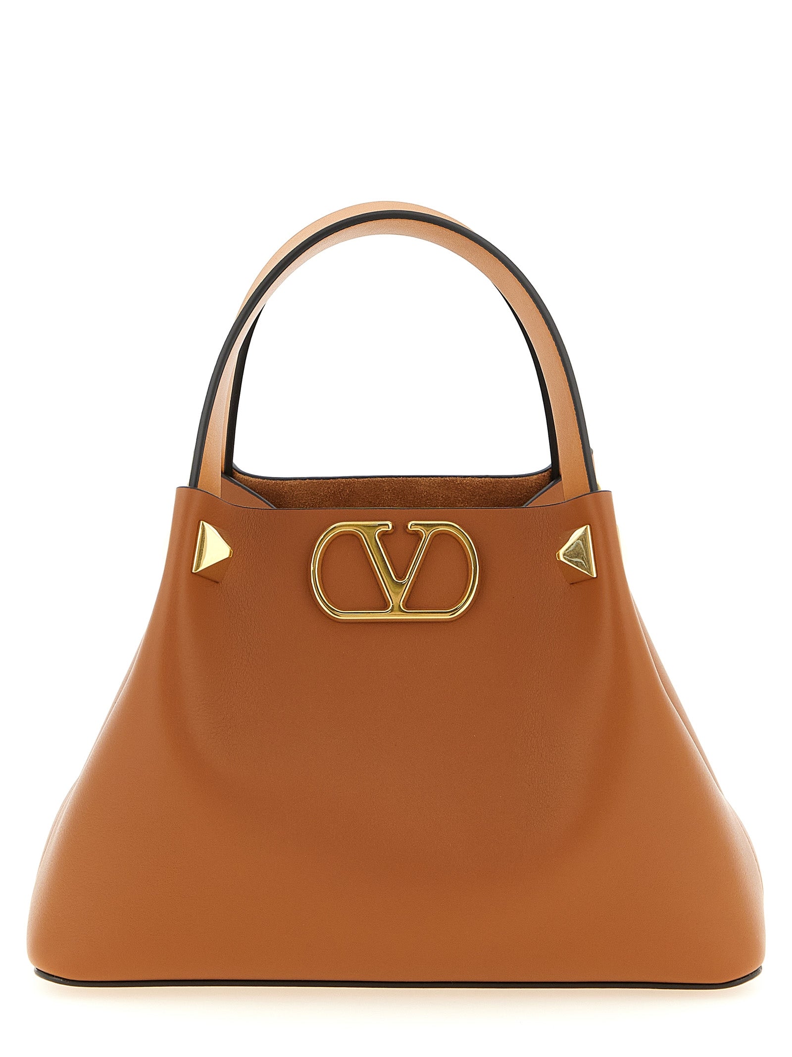 Valentino Garavani Brown Calfskin Tote Women's Bag