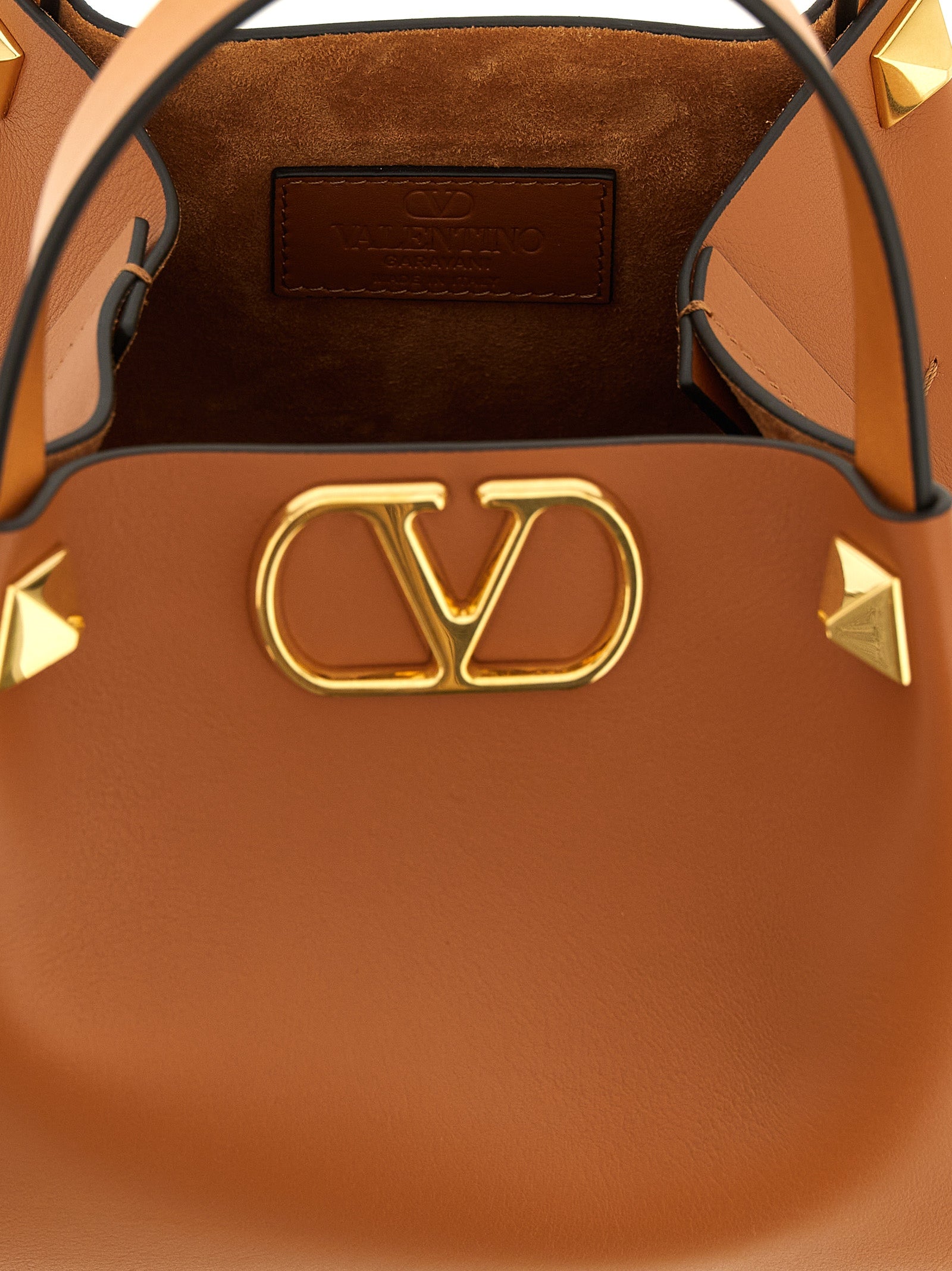 Valentino Garavani Brown Calfskin Tote Women's Bag