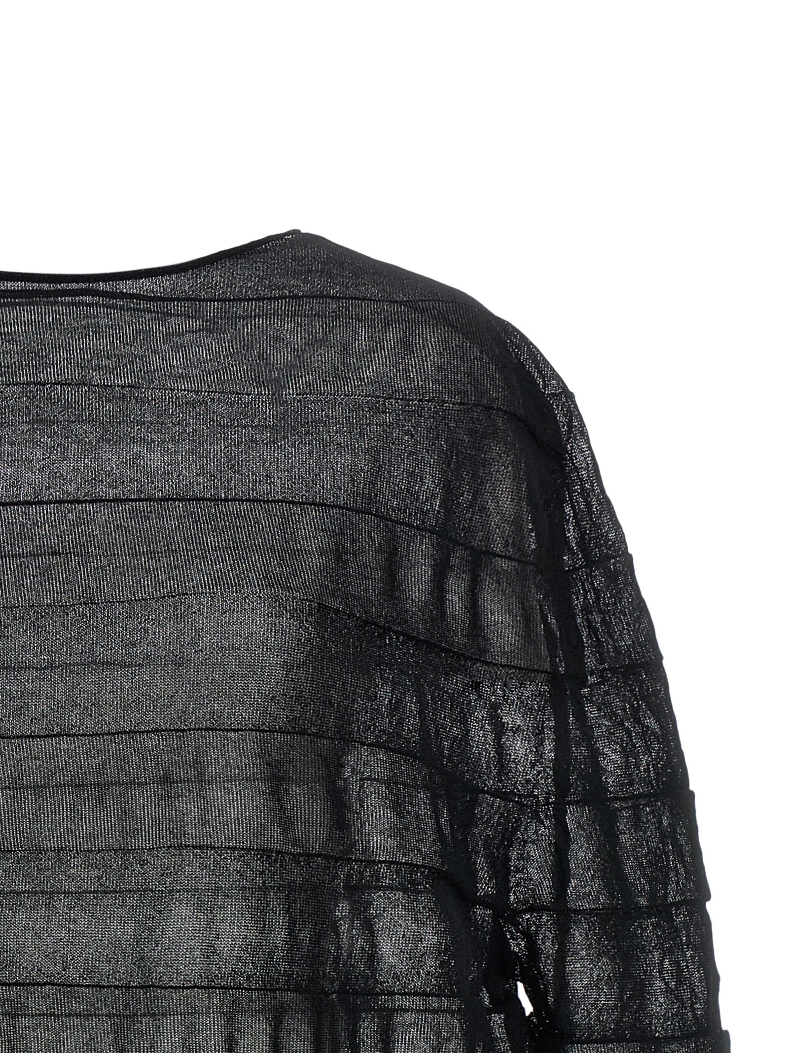 Issey Miyake Black Polyester Women's Sweatshirt