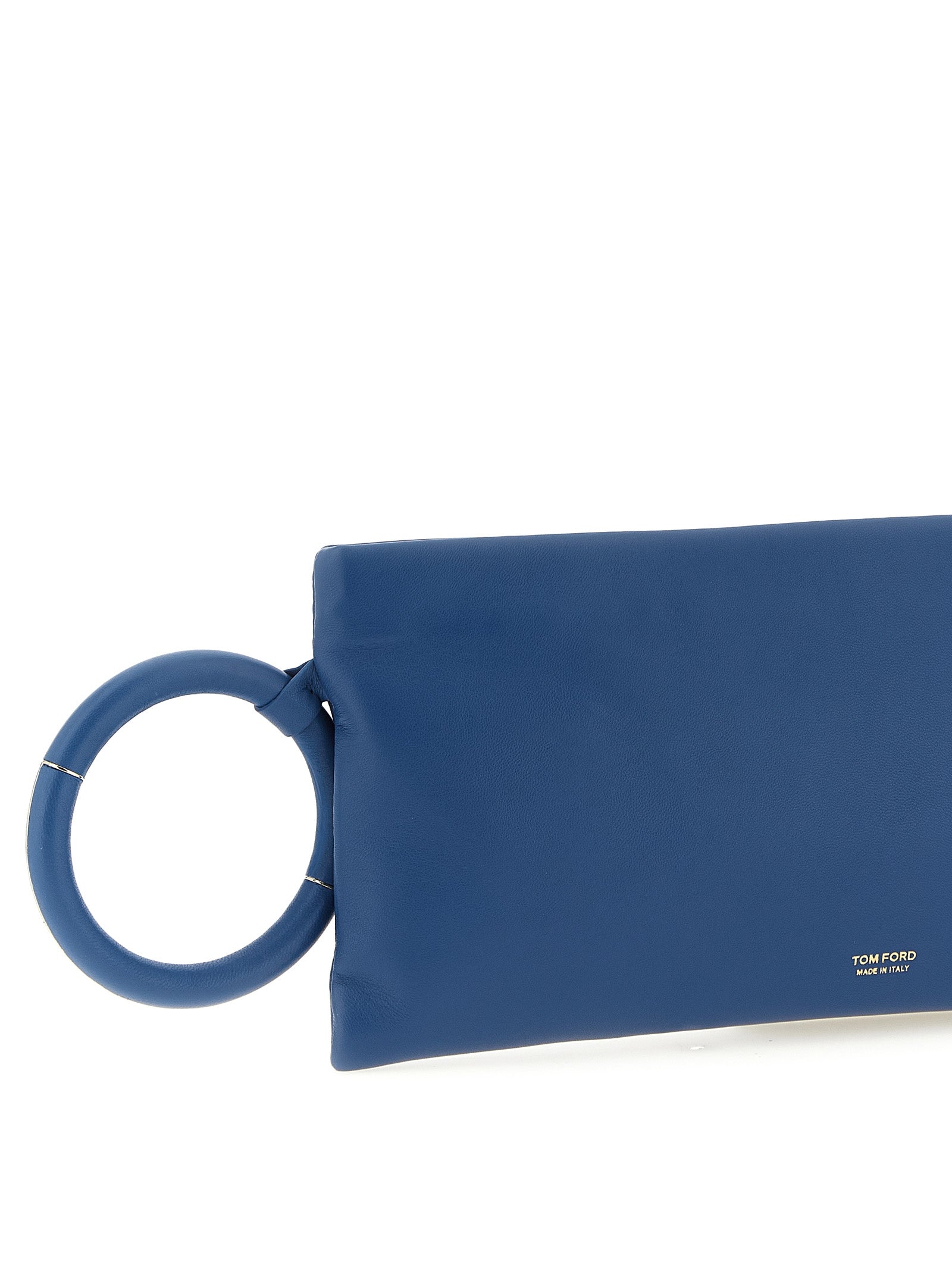 Tom Ford Blue Lambskin Clutch Women's Bag