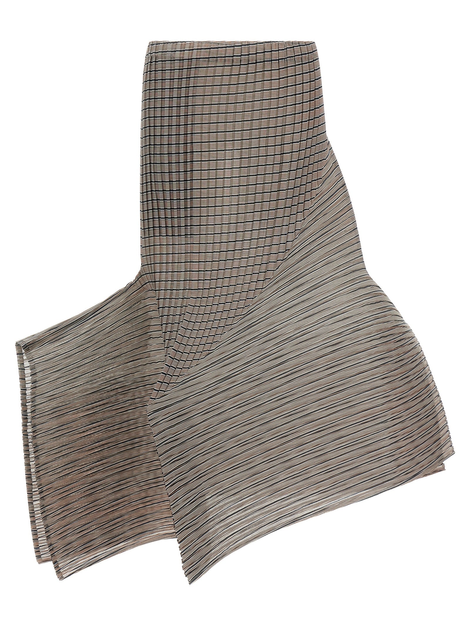 Issey Miyake Brown Polyester Mini Women's Skirt