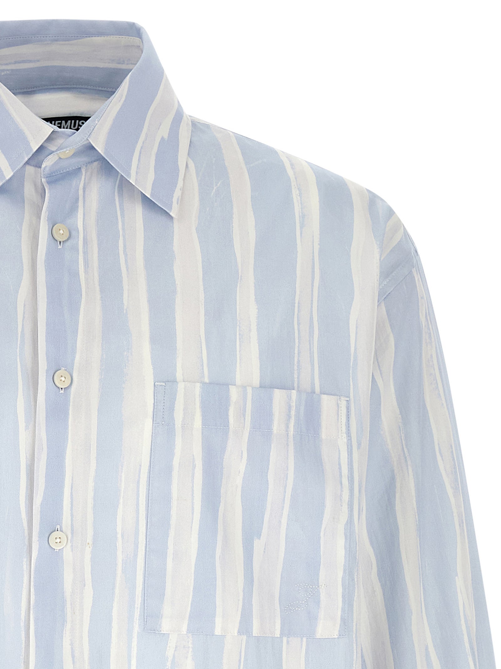 Jacquemus Blue Cotton Men's Blouse