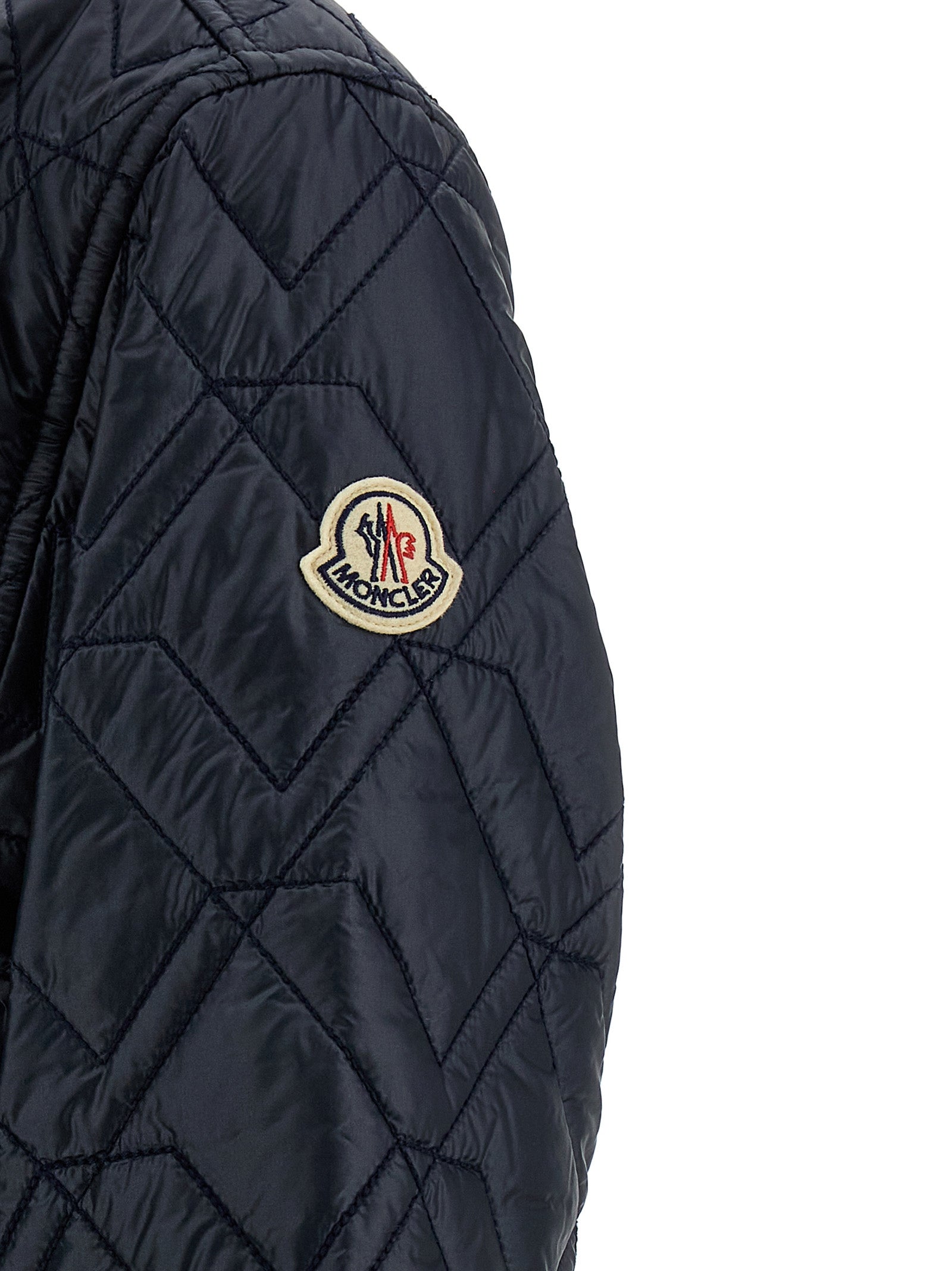 Moncler Blue Polyamide Shell Women's Jacket