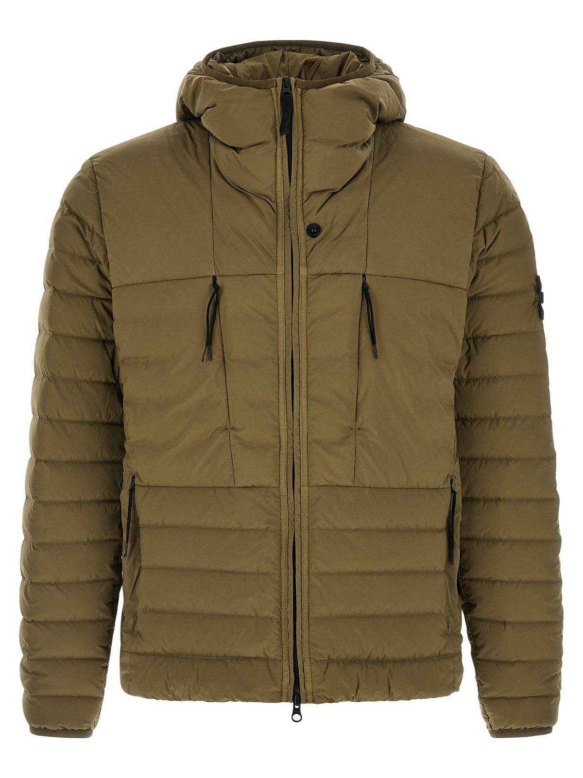 Stone Island Bicolor Polyamide Full-Length Men's Jacket