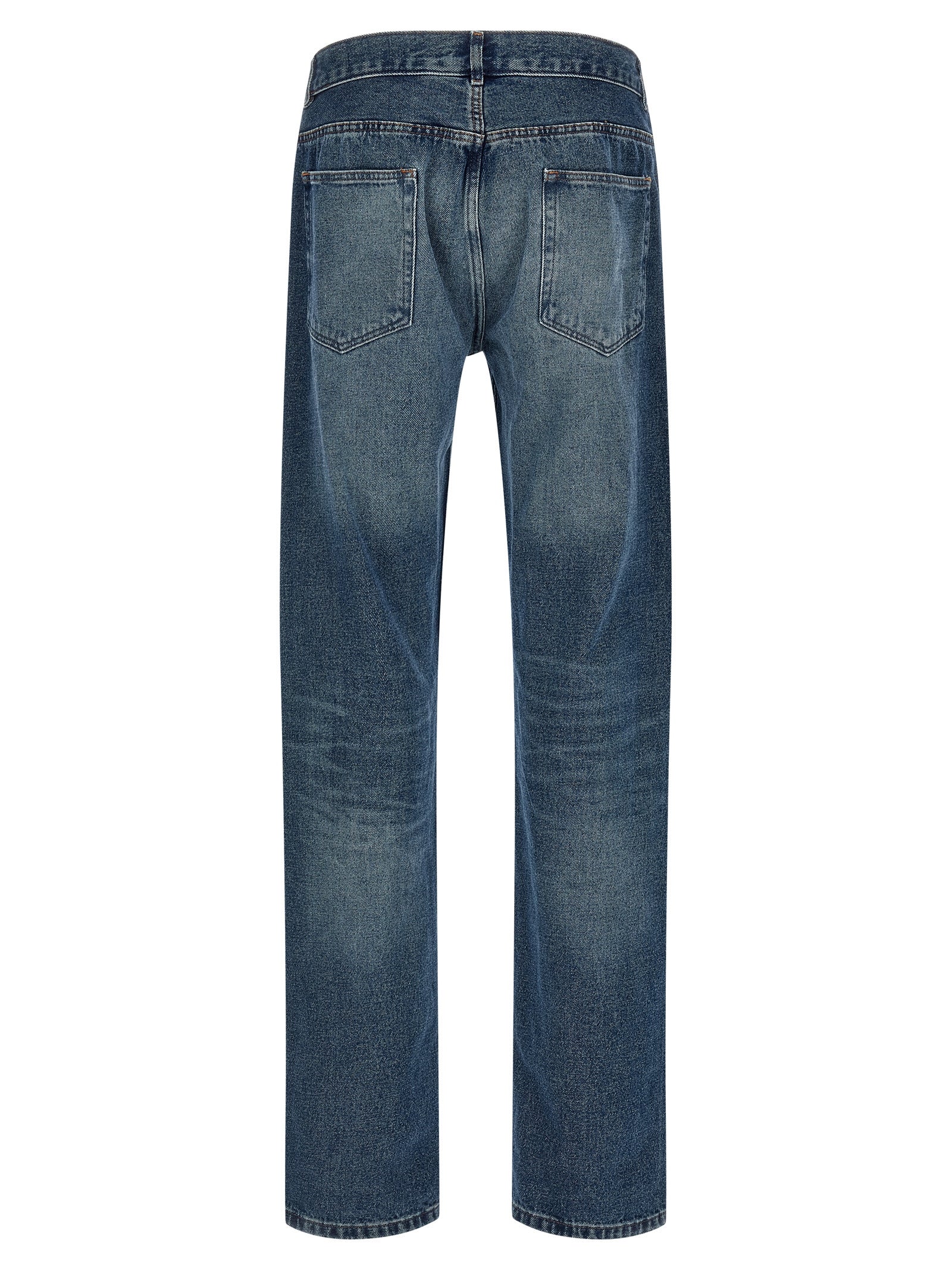 A.P.C. Blue Cotton Straight-Leg Men's Jeans