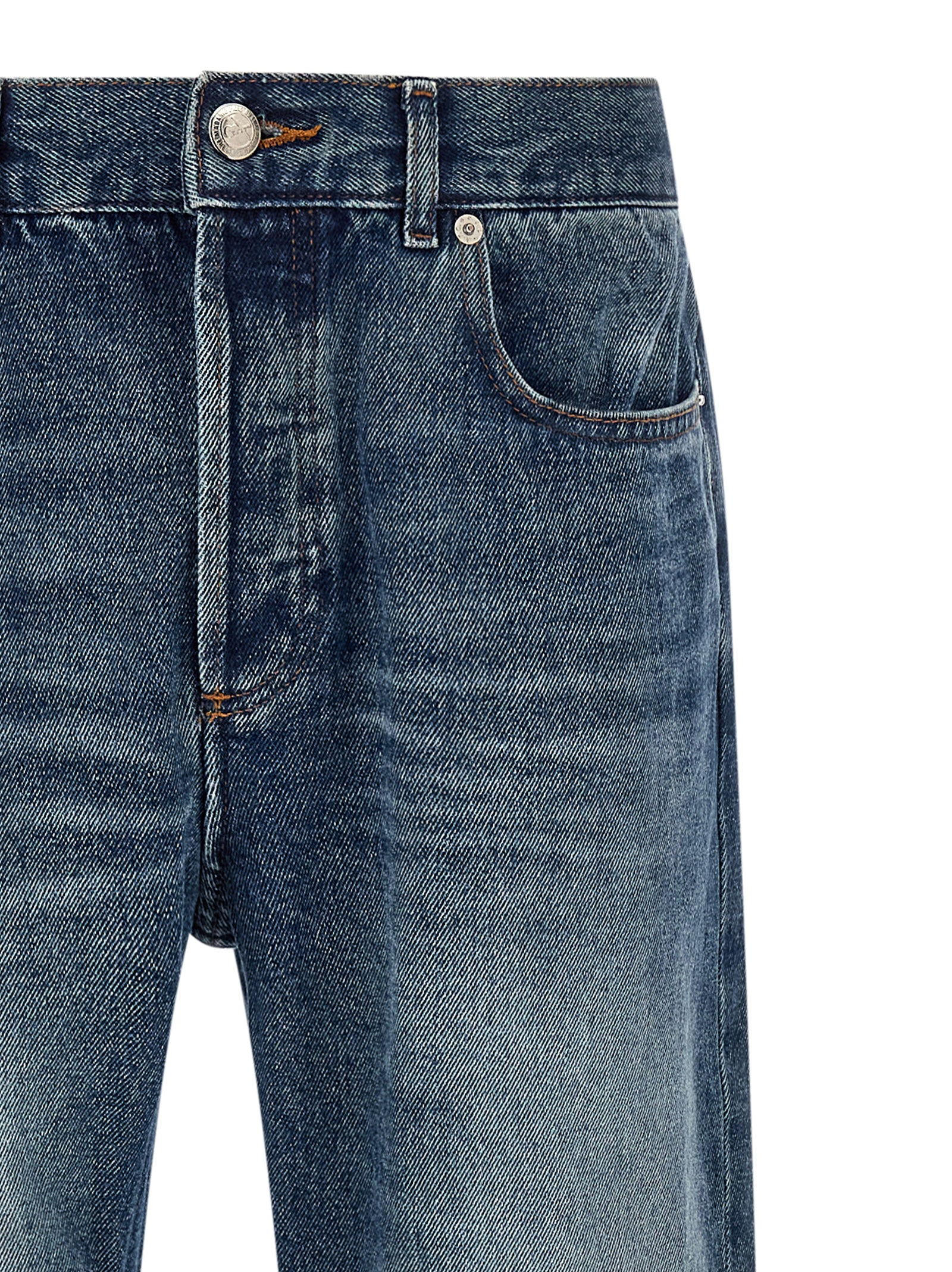 A.P.C. Blue Cotton Straight-Leg Men's Jeans