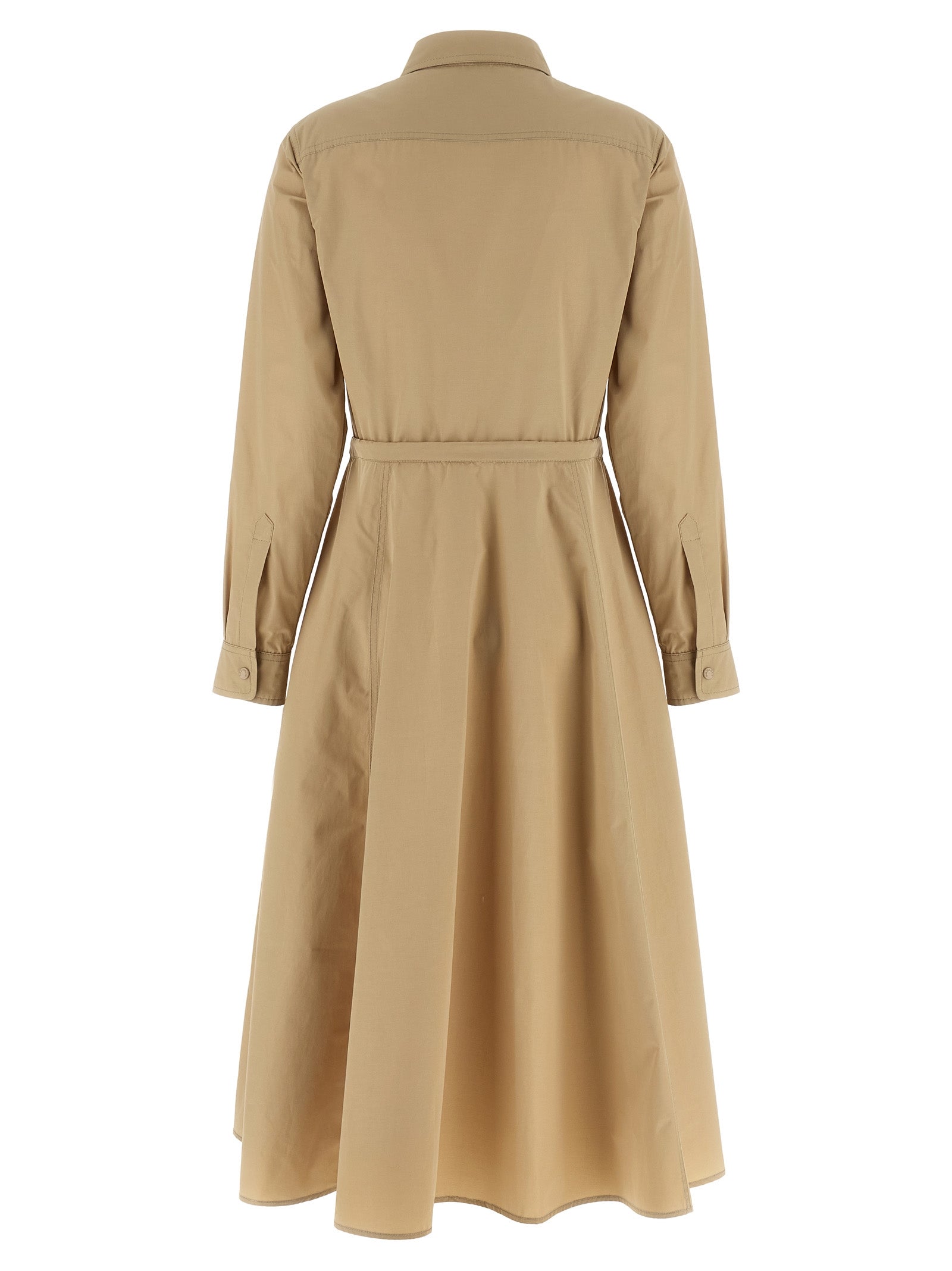 Moncler Beige Polyester Long Women's Dress