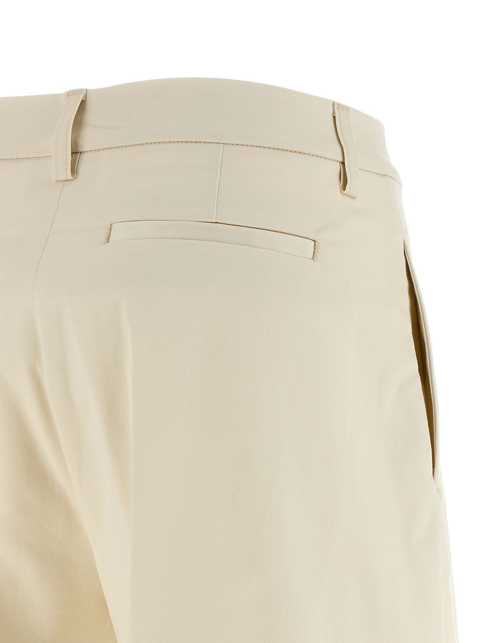 THELATEST White Cotton Casual Women's Pants