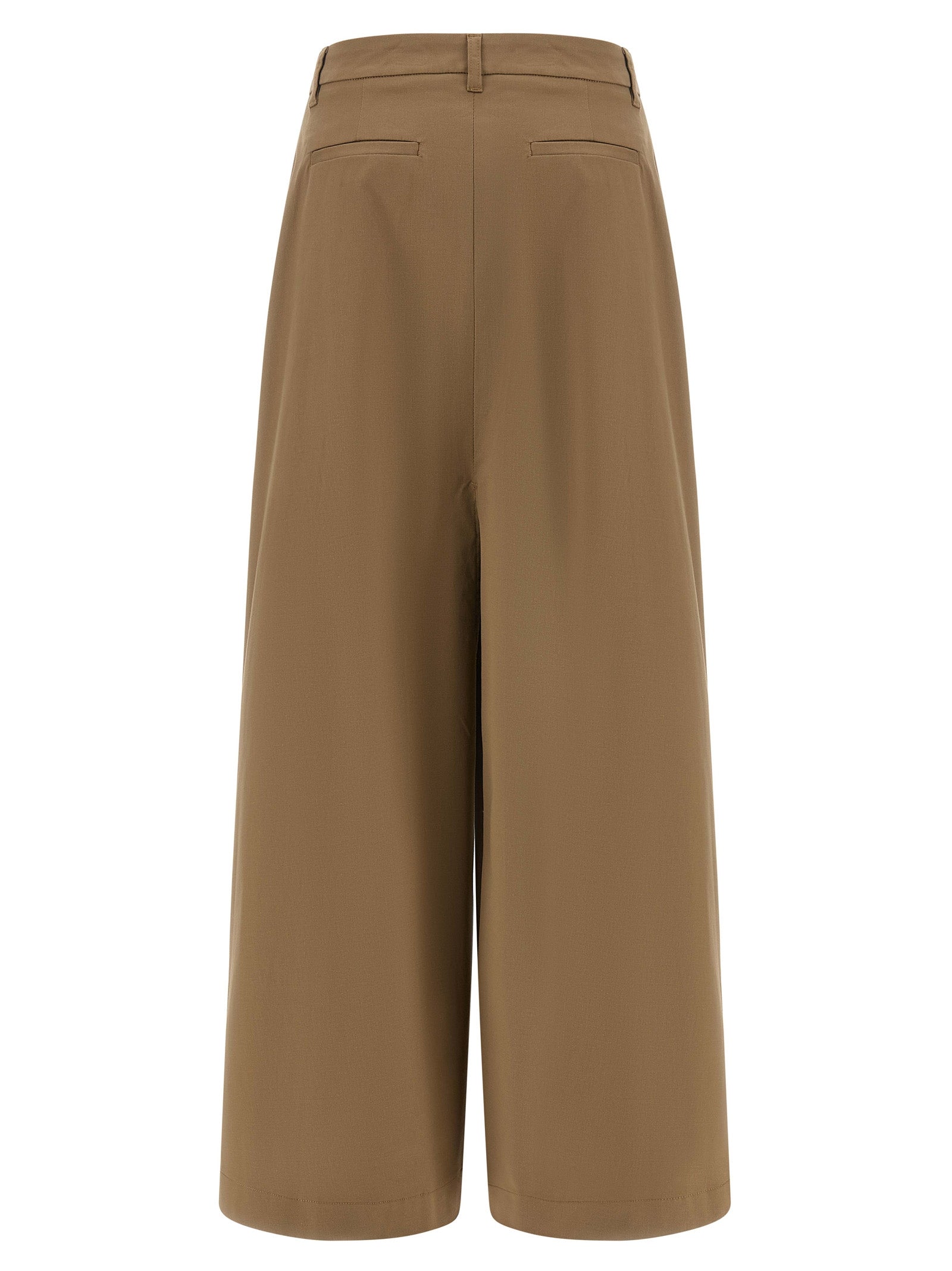 THELATEST Brown Cotton Mini Women's Skirt