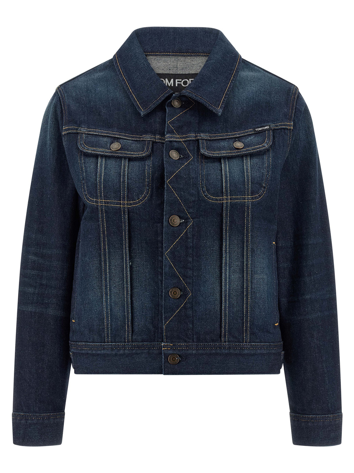Tom Ford Blue Cotton Denim Women's Jacket