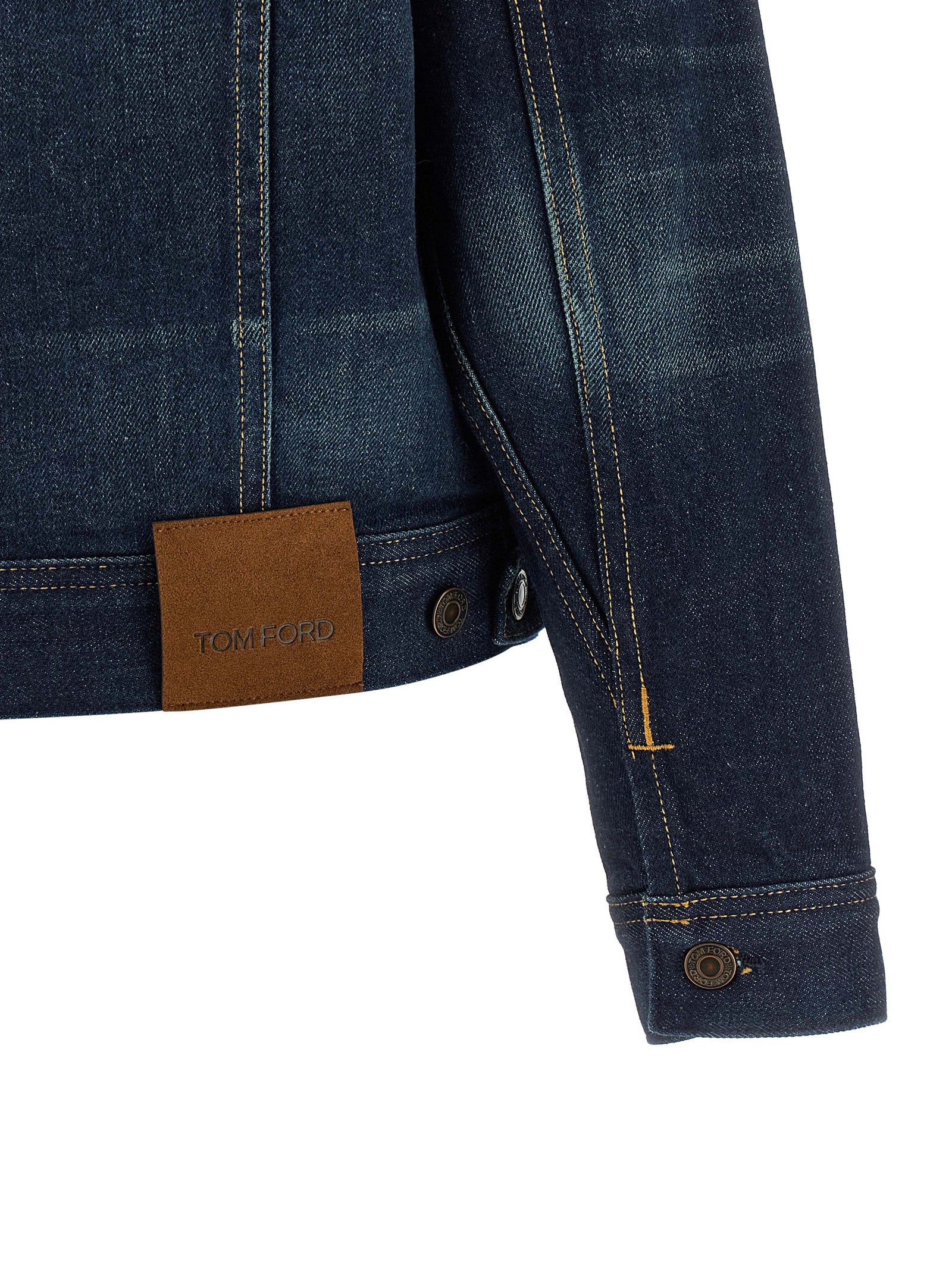 Tom Ford Blue Cotton Denim Women's Jacket