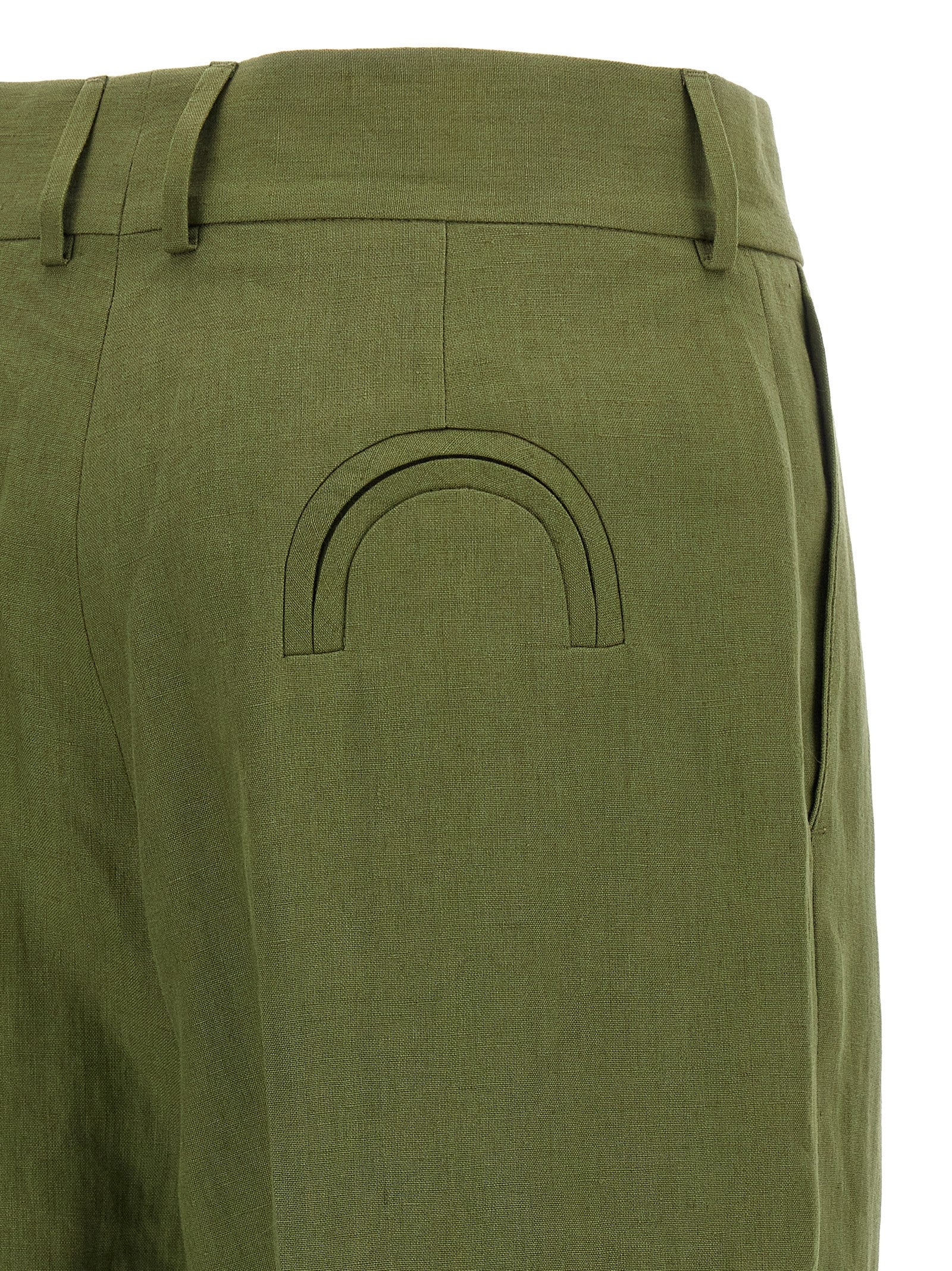 Blazé Milano Bicolor Linen Casual Women's Pants