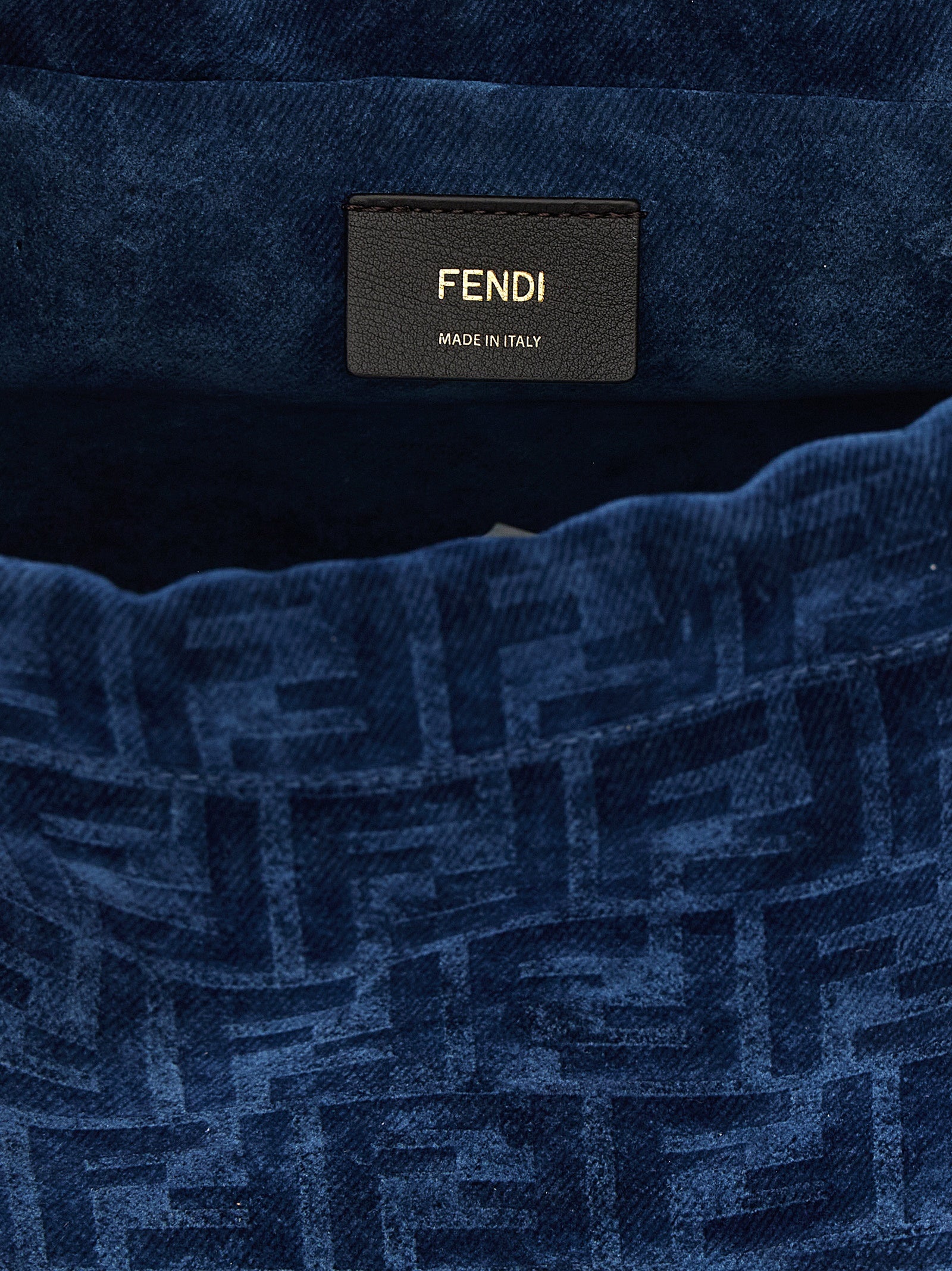 Fendi Blue Cotton Women's Backpack