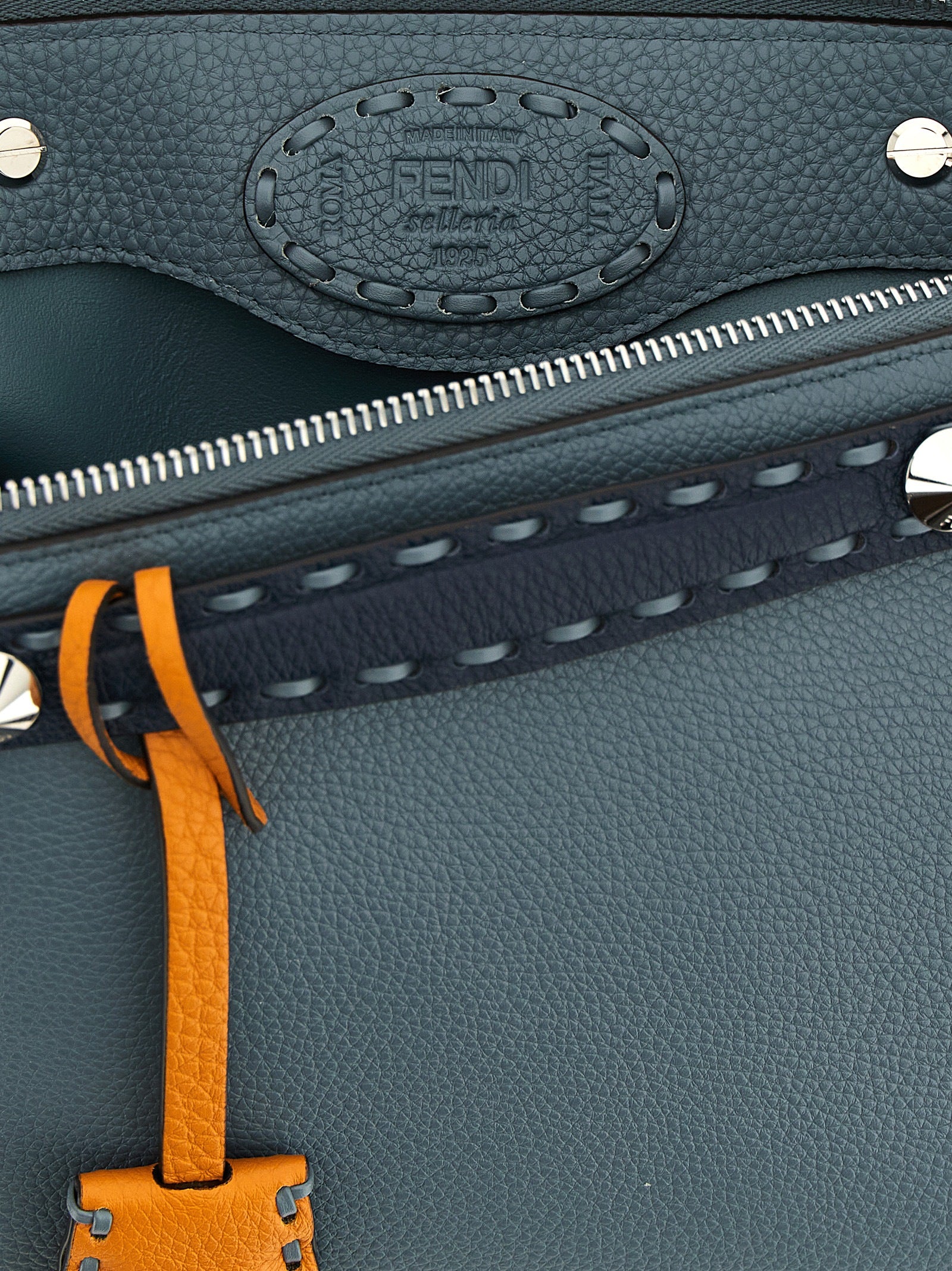 Fendi Blue Calfskin Women's Handbag