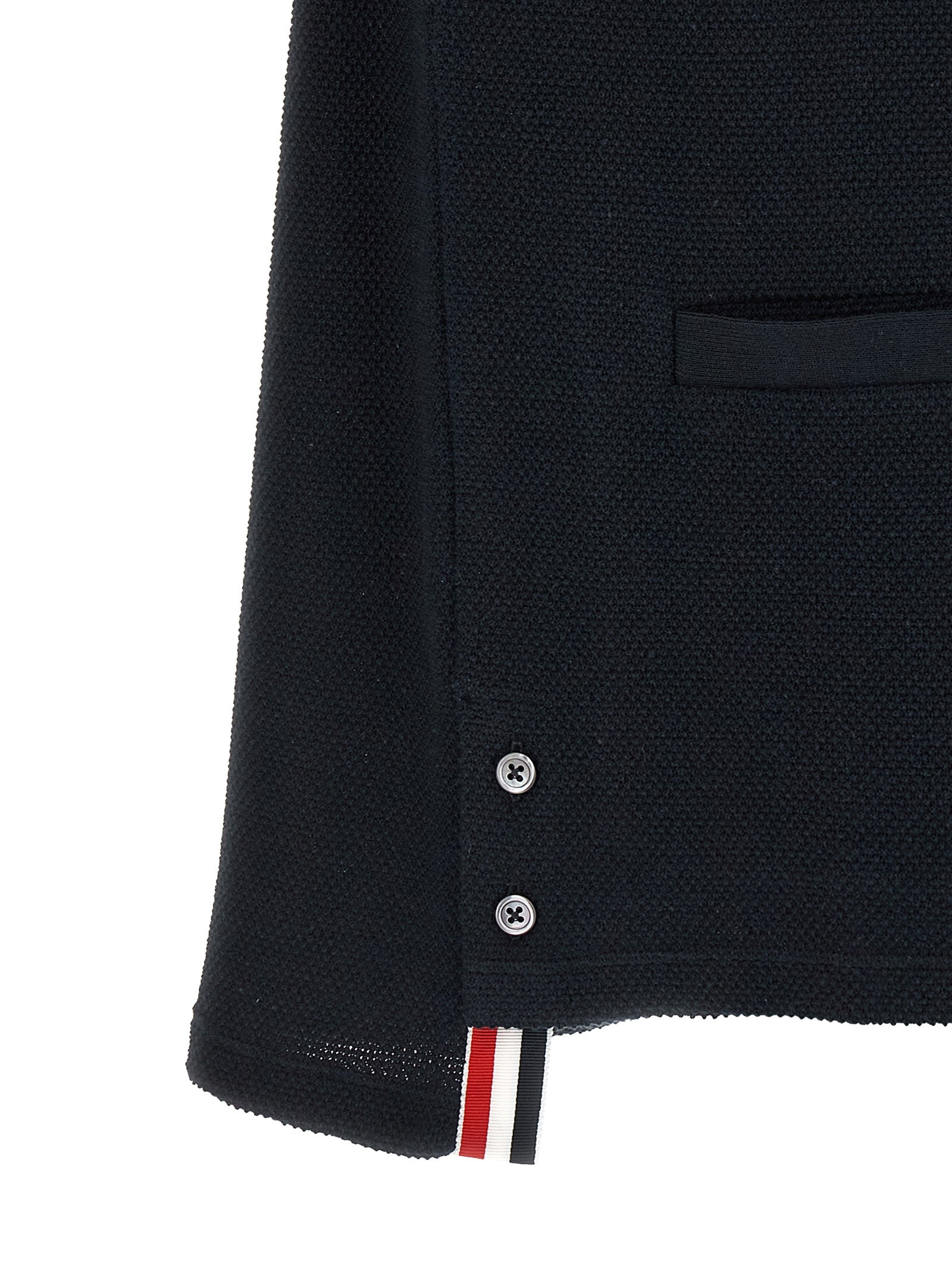 Thom Browne Blue Cotton Men's Cardigan