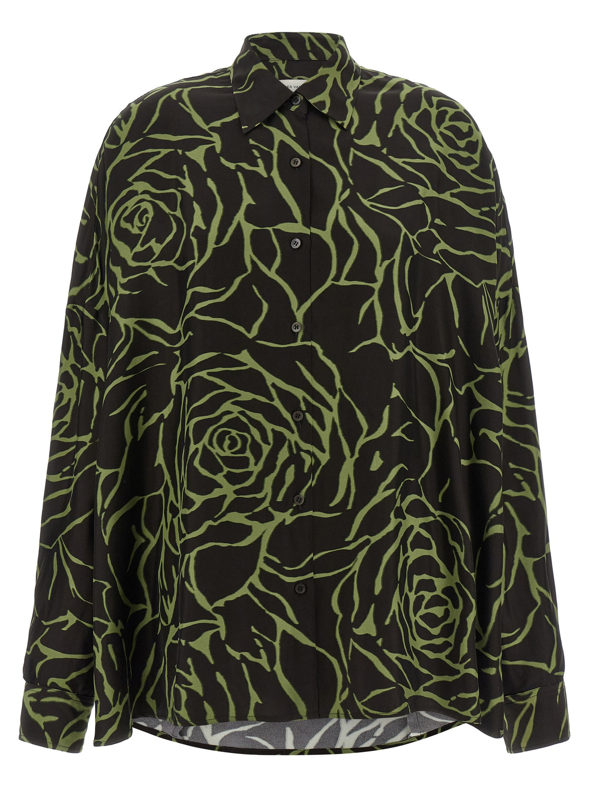 Dries Van Noten Black Viscose Women's Blouse