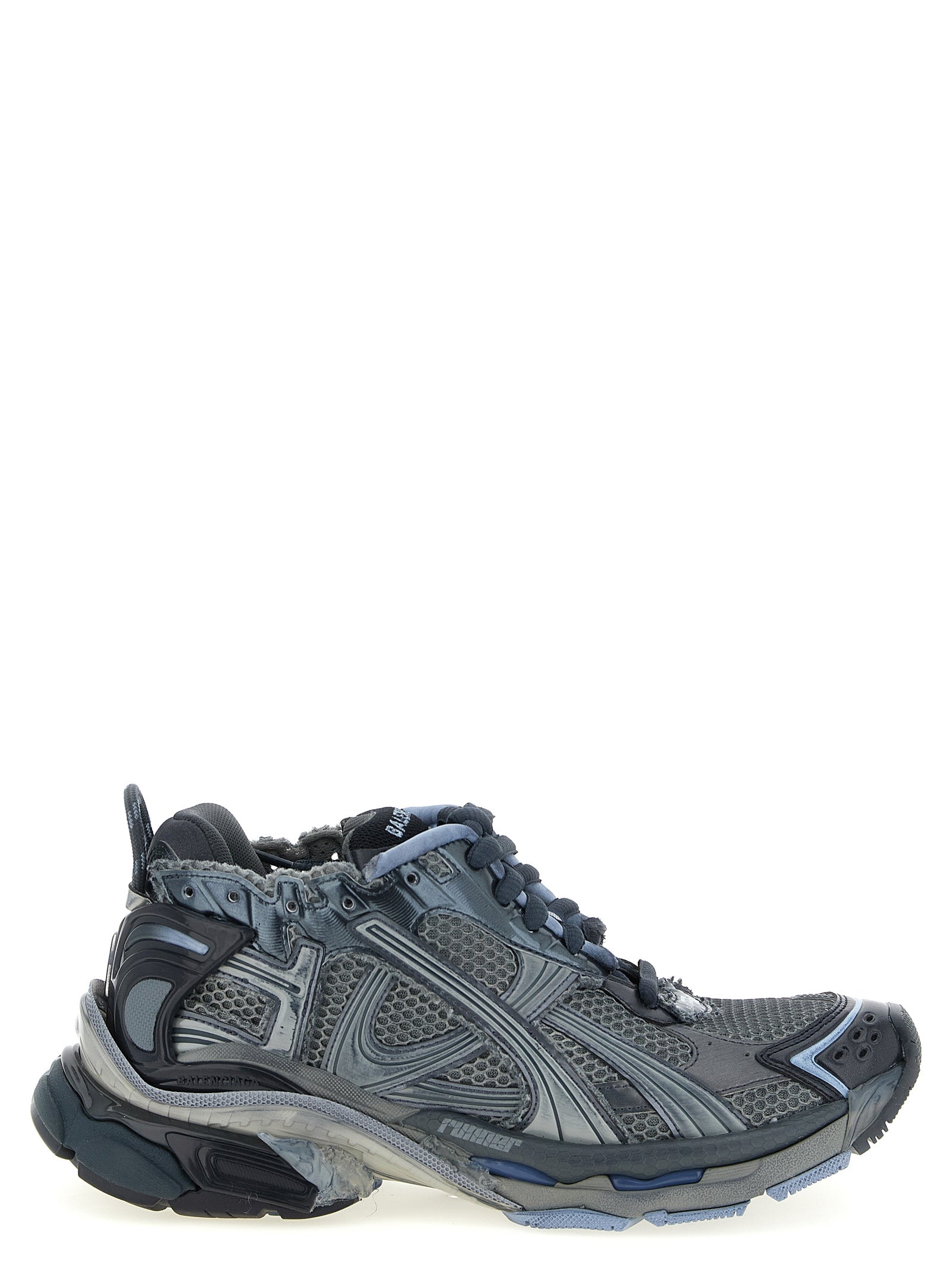 Balenciaga Gray Polyethylene Athletic Men's Sneakers