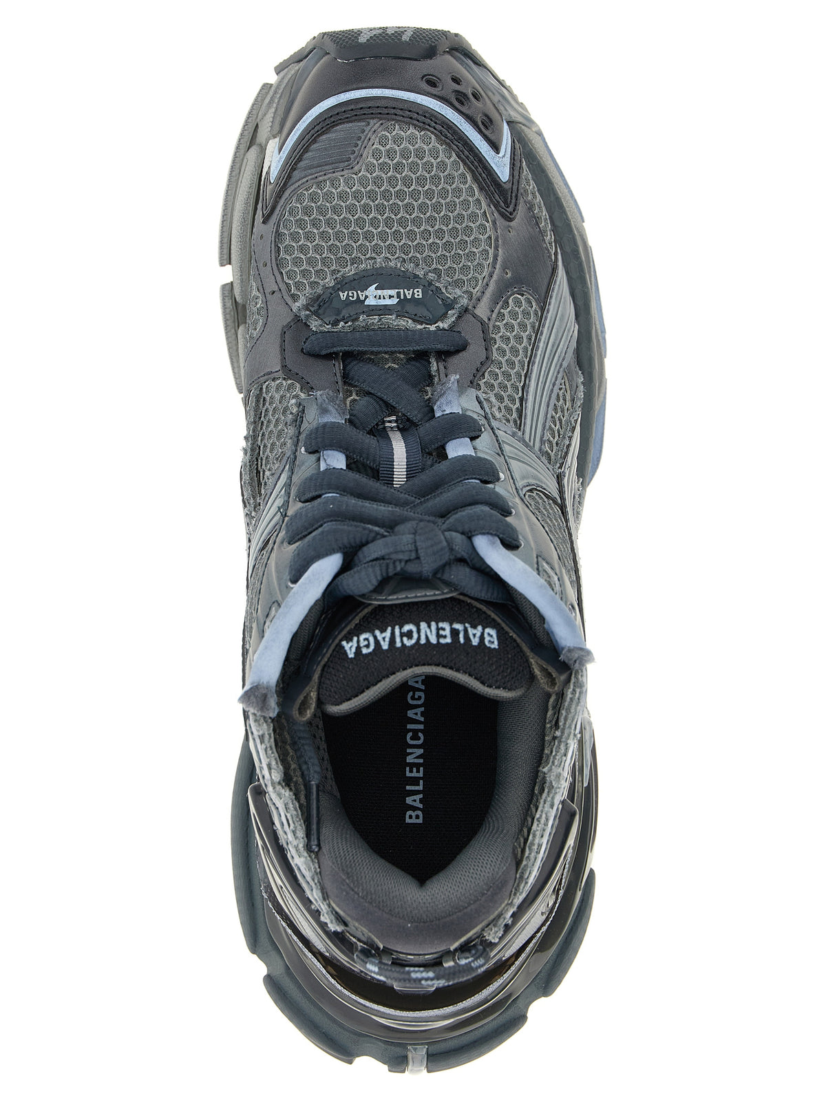 Balenciaga Gray Polyethylene Athletic Men's Sneakers