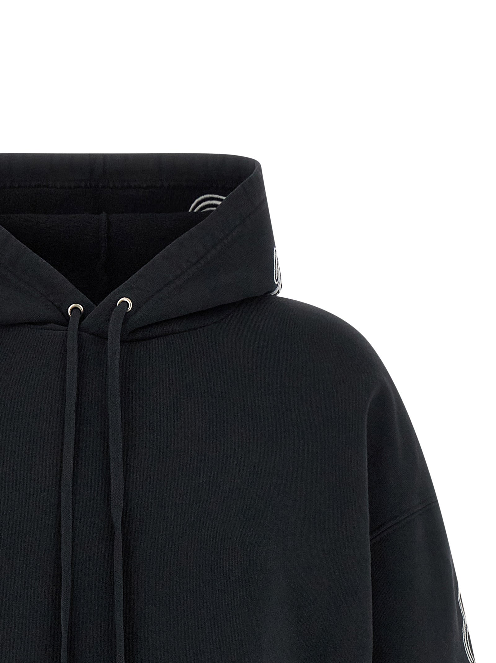 Balenciaga Black Cotton Women's Hoodie