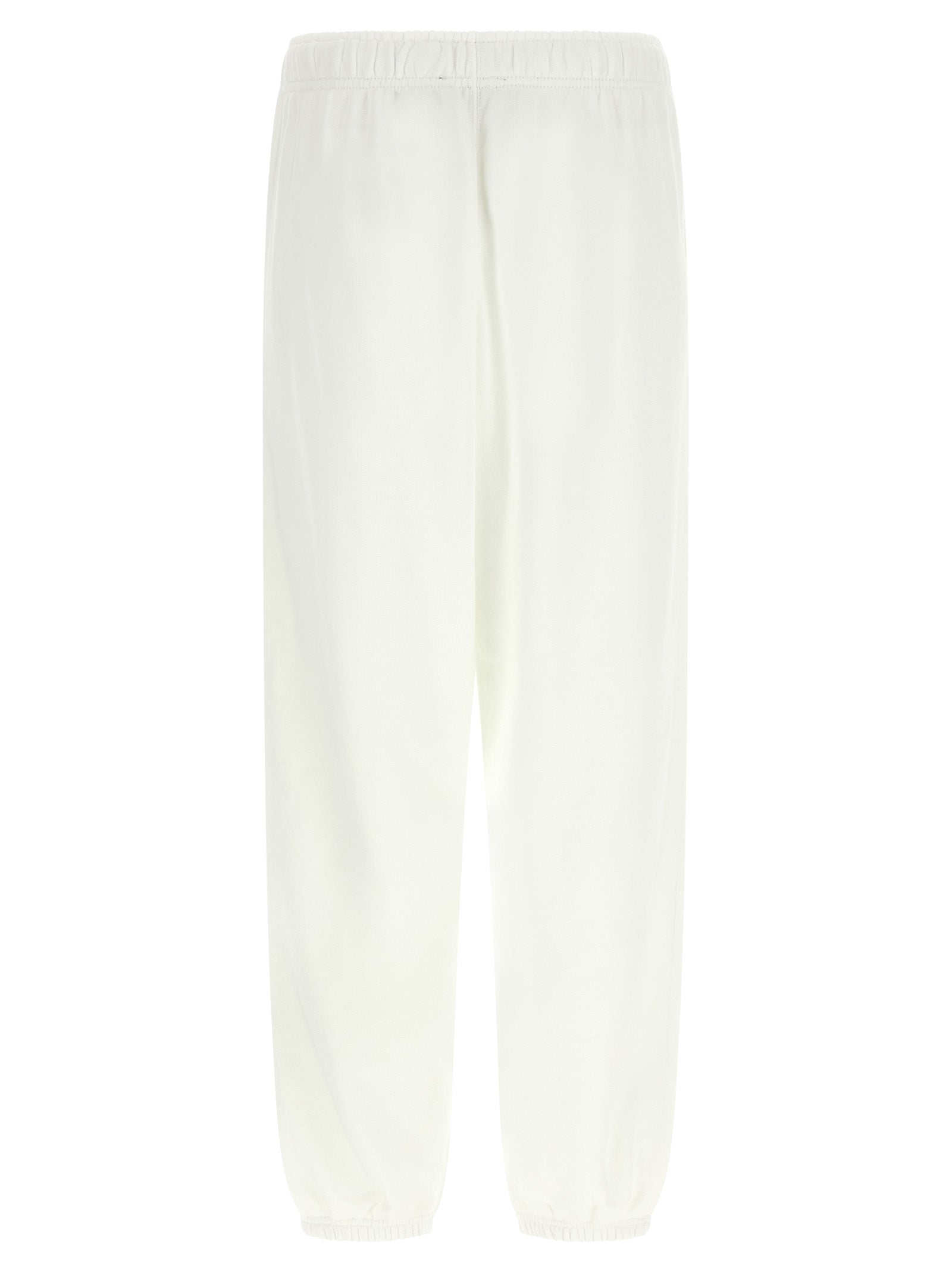 Polo Ralph Lauren White Cotton Joggers (Workout Women's Pants)