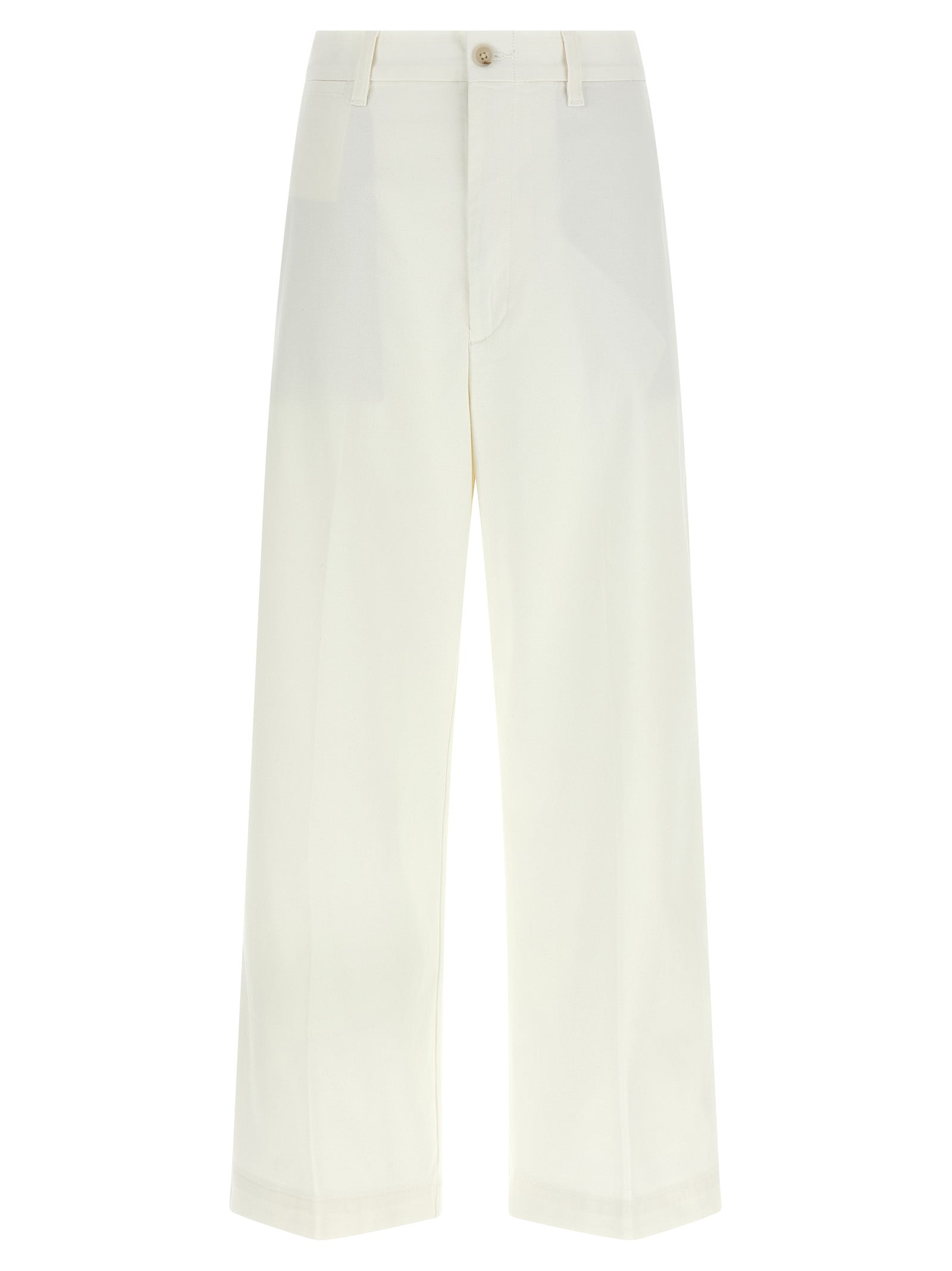 Polo Ralph Lauren White Cotton Chino Women's Pants