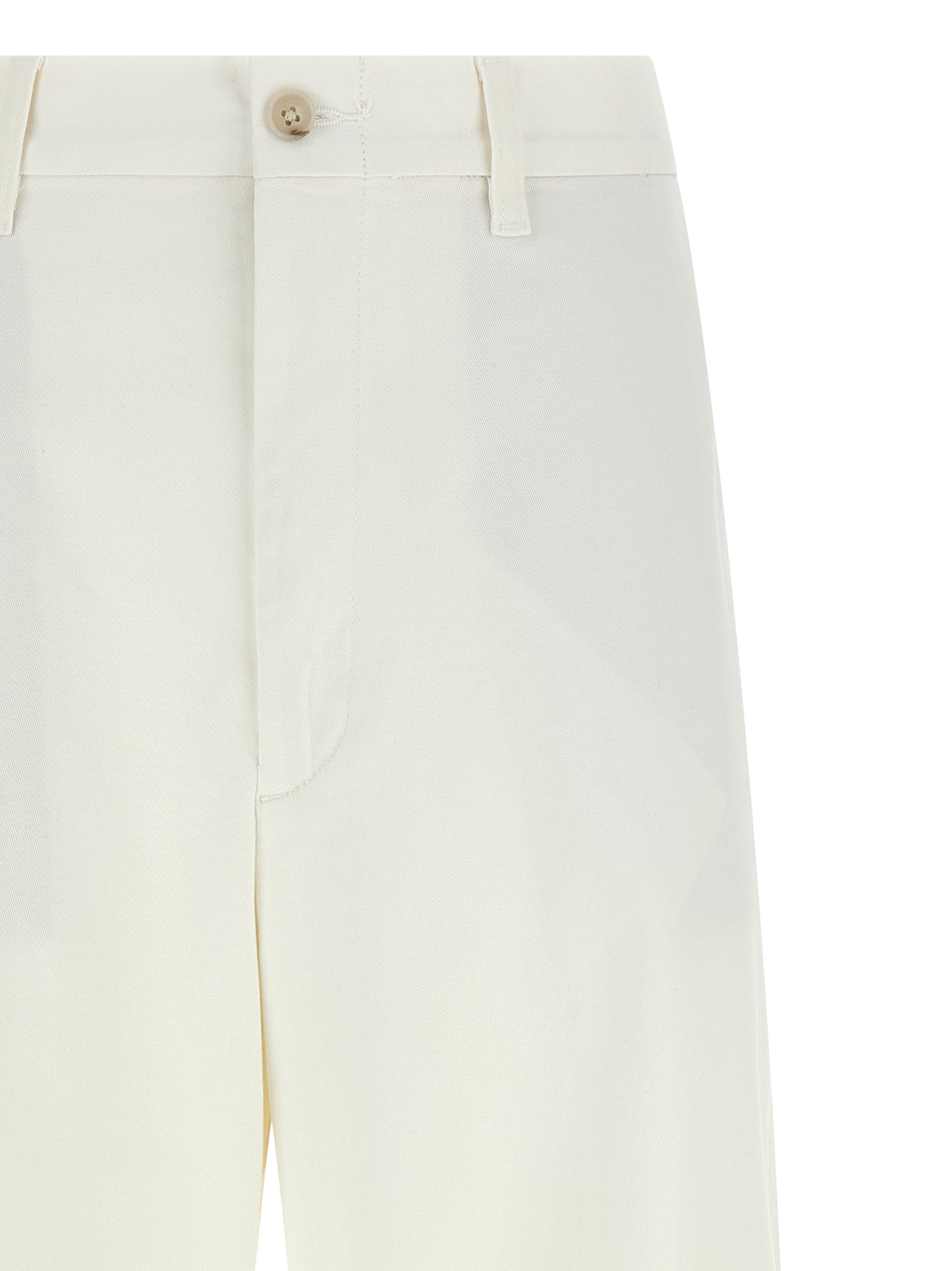 Polo Ralph Lauren White Cotton Chino Women's Pants