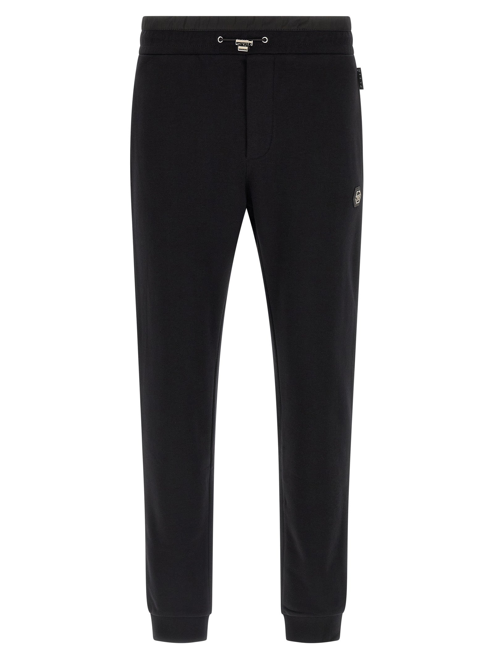 Philipp Plein Black Cotton Joggers (Workout Men's Pants)