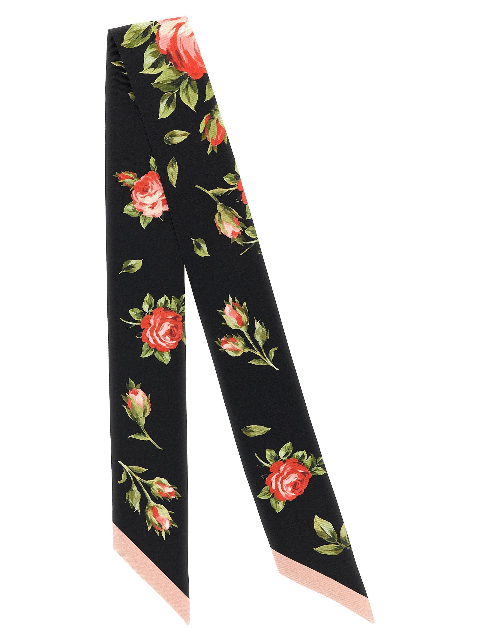 Dolce & Gabbana Black Silk Women's Foulard