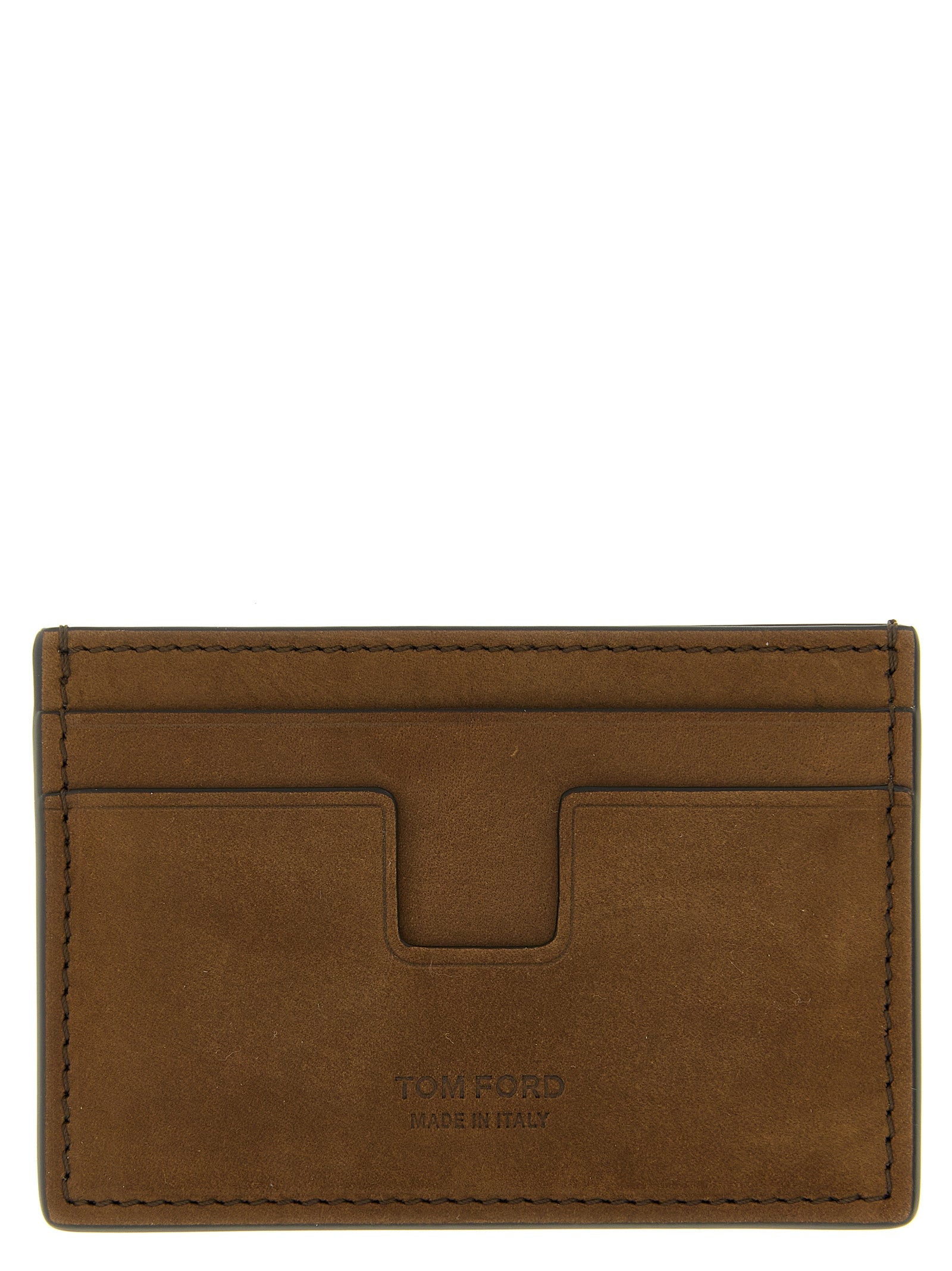 Tom Ford Brown Calfskin Men's Cardholder