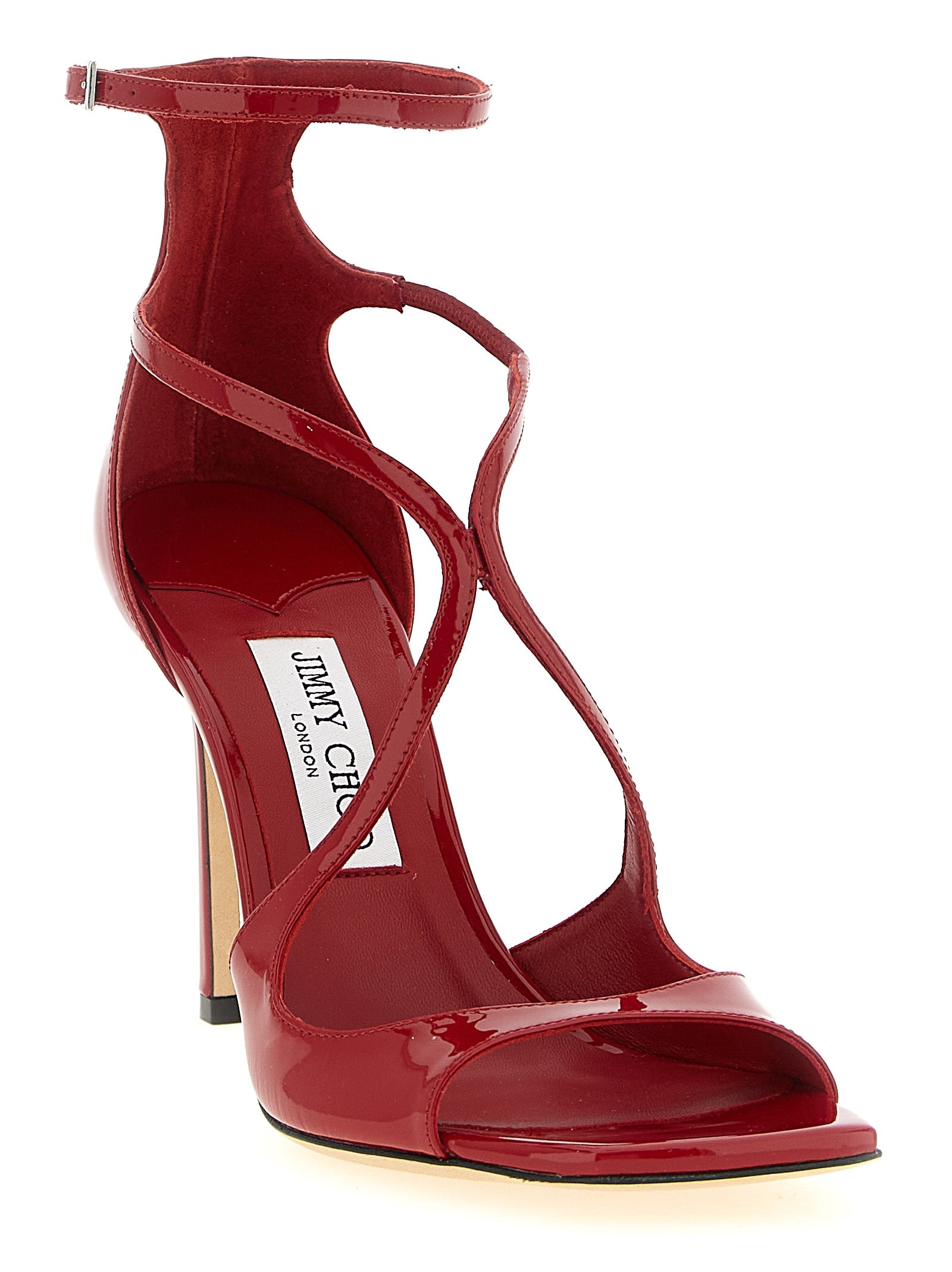 Jimmy Choo Multicolor Leather Stiletto Heel Women's Sandals