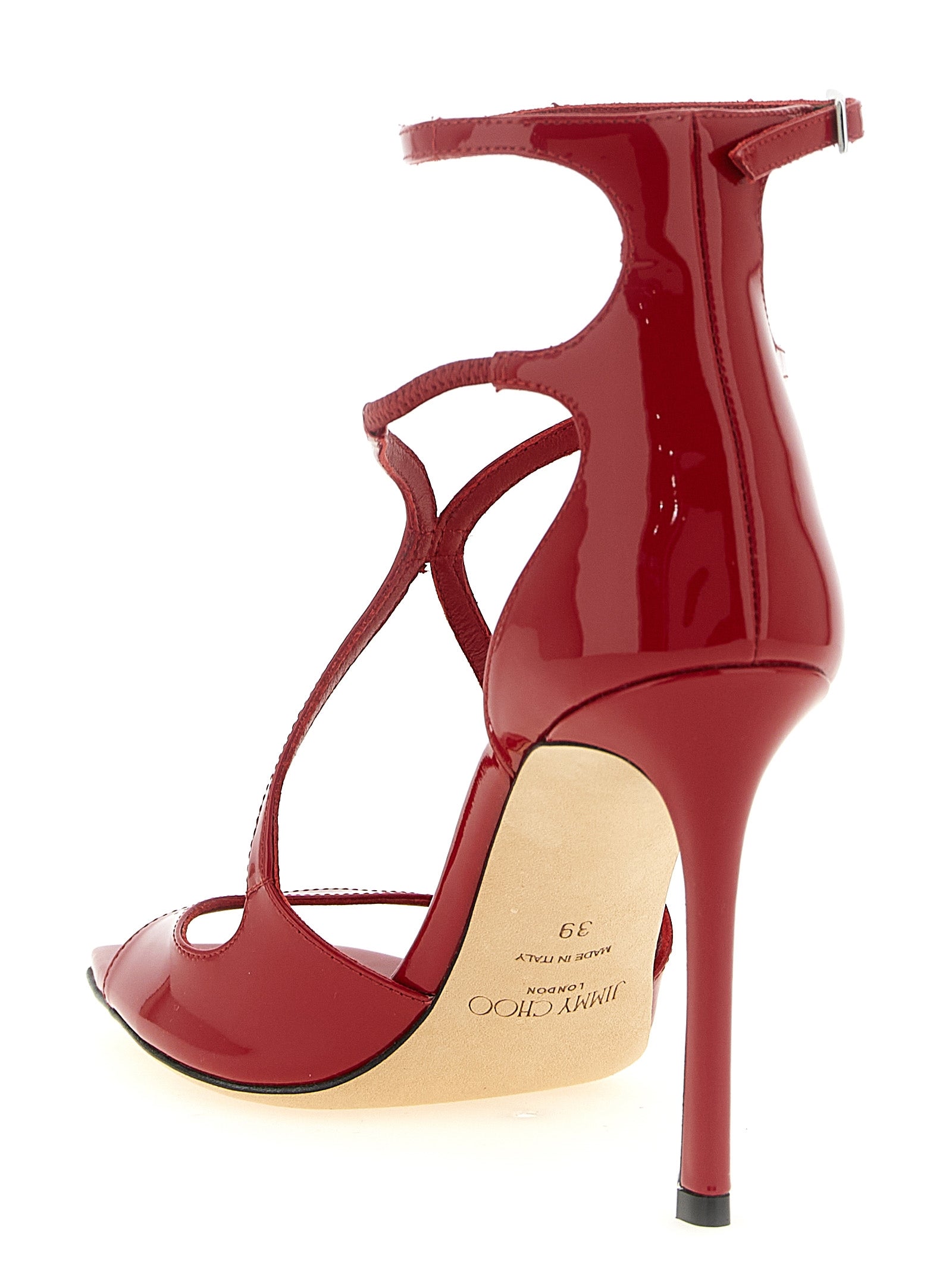 Jimmy Choo Multicolor Leather Stiletto Heel Women's Sandals