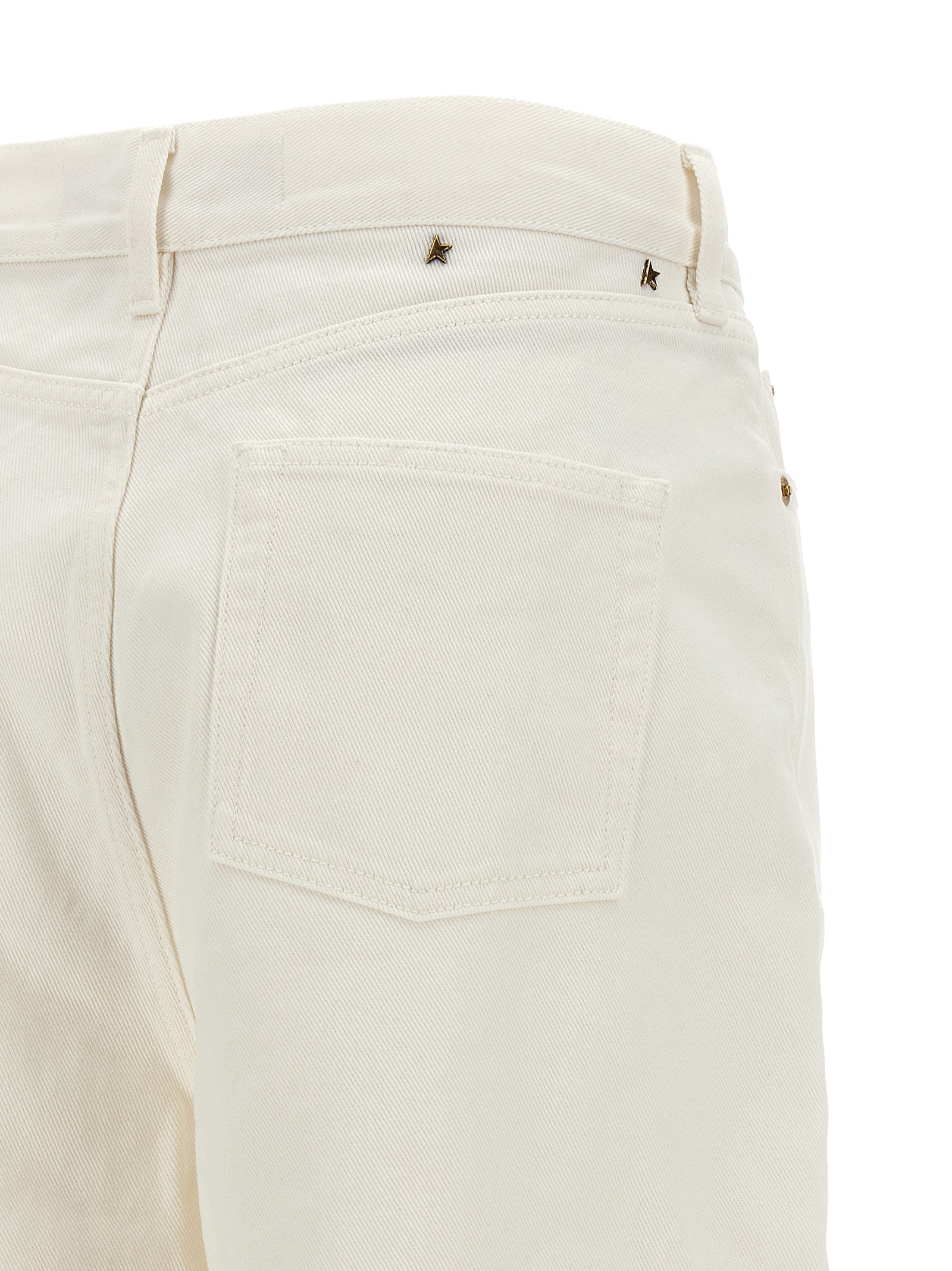 Golden Goose White Cotton Boyfriend Women's Jeans
