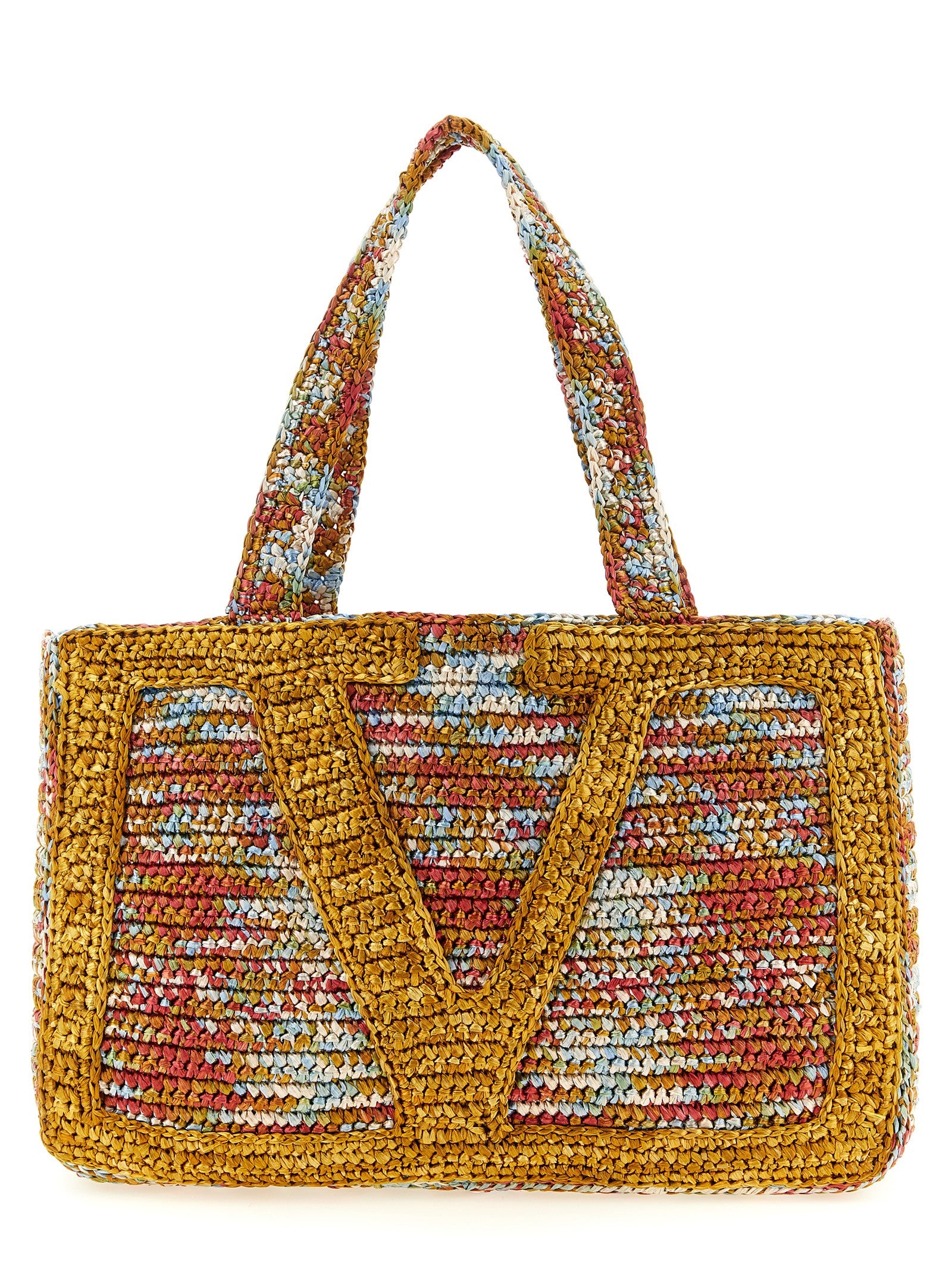 Valentino Garavani Multicolor Viscose Tote Women's Bag