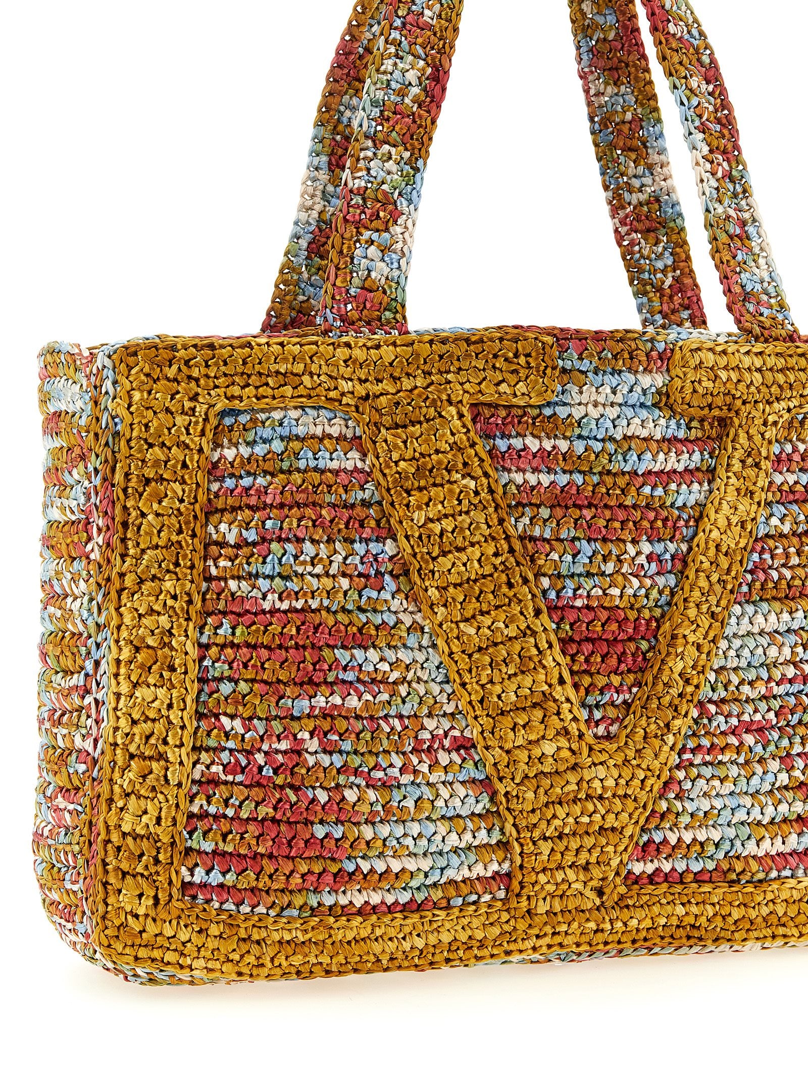Valentino Garavani Multicolor Viscose Tote Women's Bag