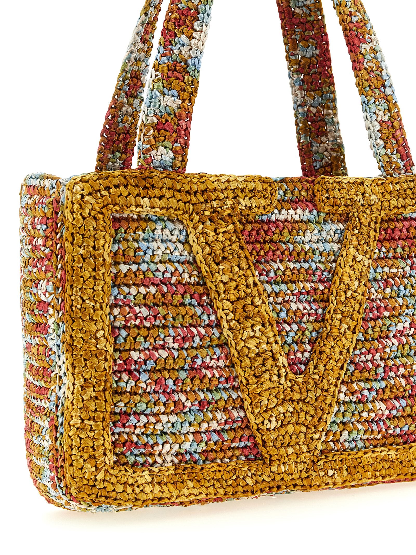 Valentino Garavani Multicolor Viscose Tote Women's Bag