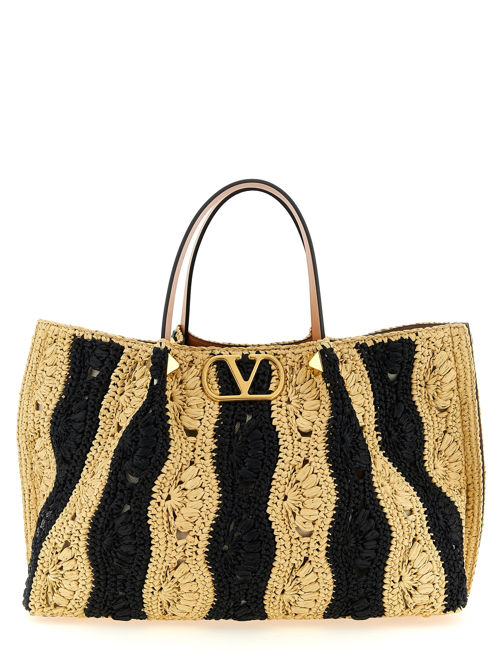 Valentino Garavani Beige Viscose Women's Handbag