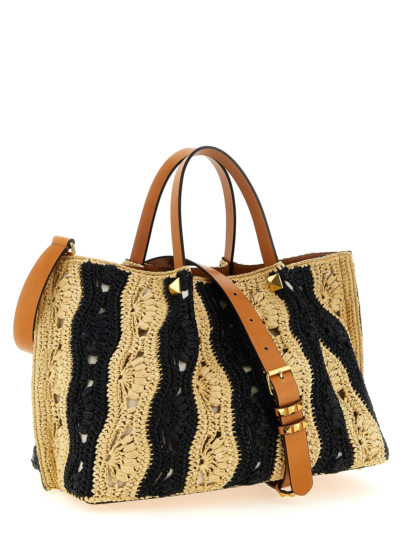 Valentino Garavani Beige Viscose Women's Handbag