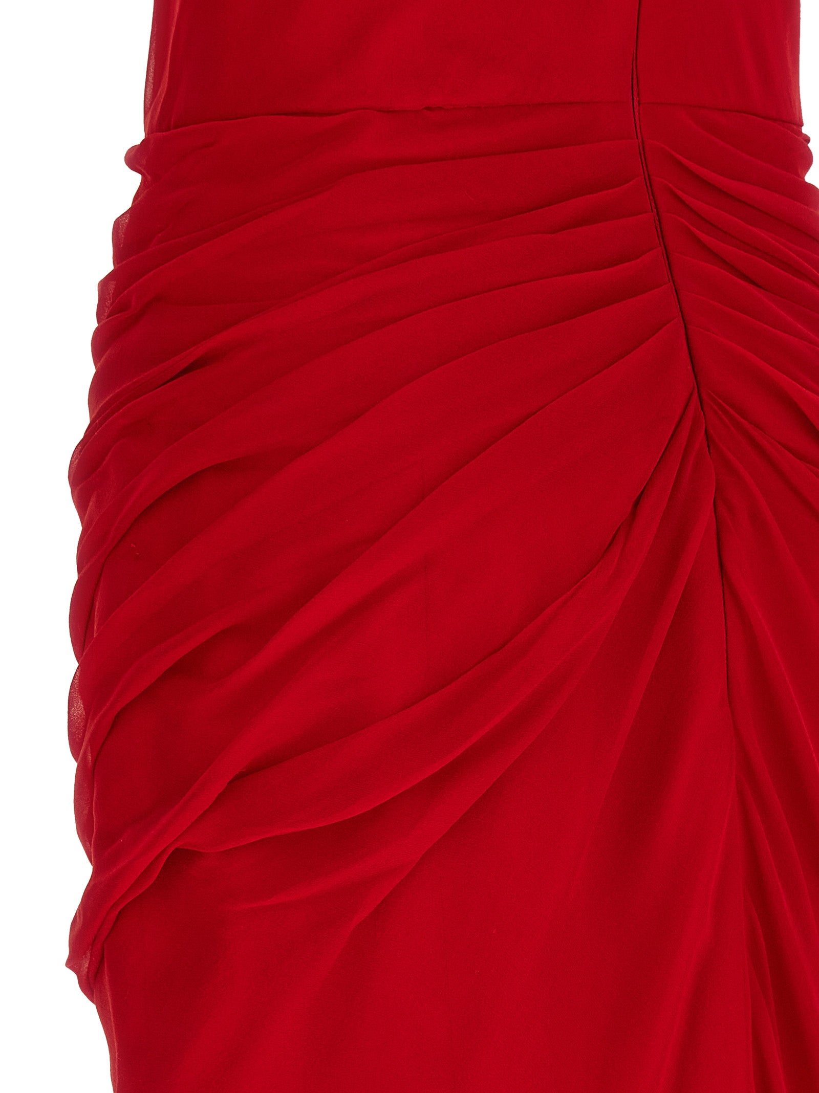 Carolina Herrera Multicolor Silk Midi Women's Dress