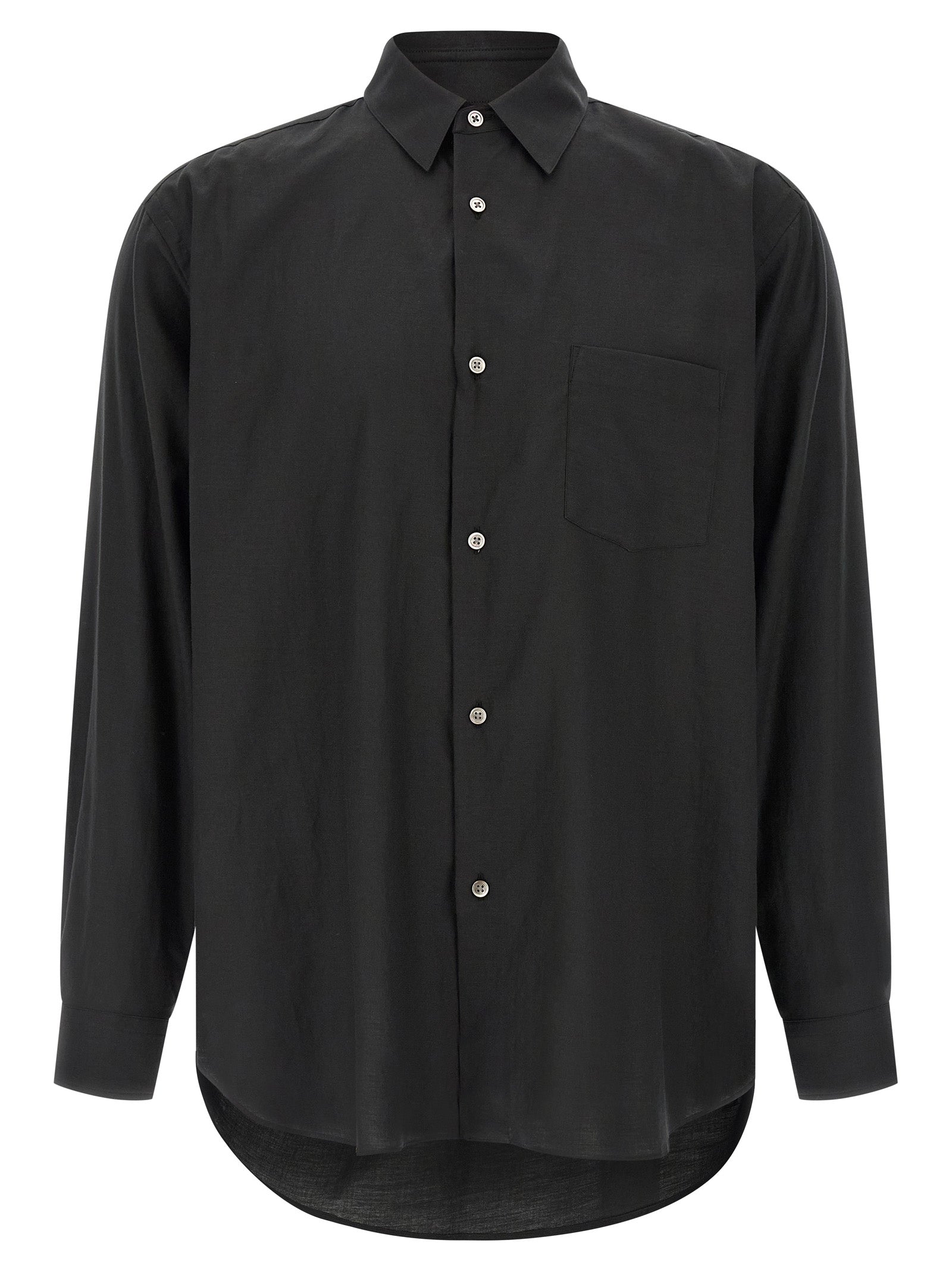 SSSTEIN Black Cotton Men's Blouse