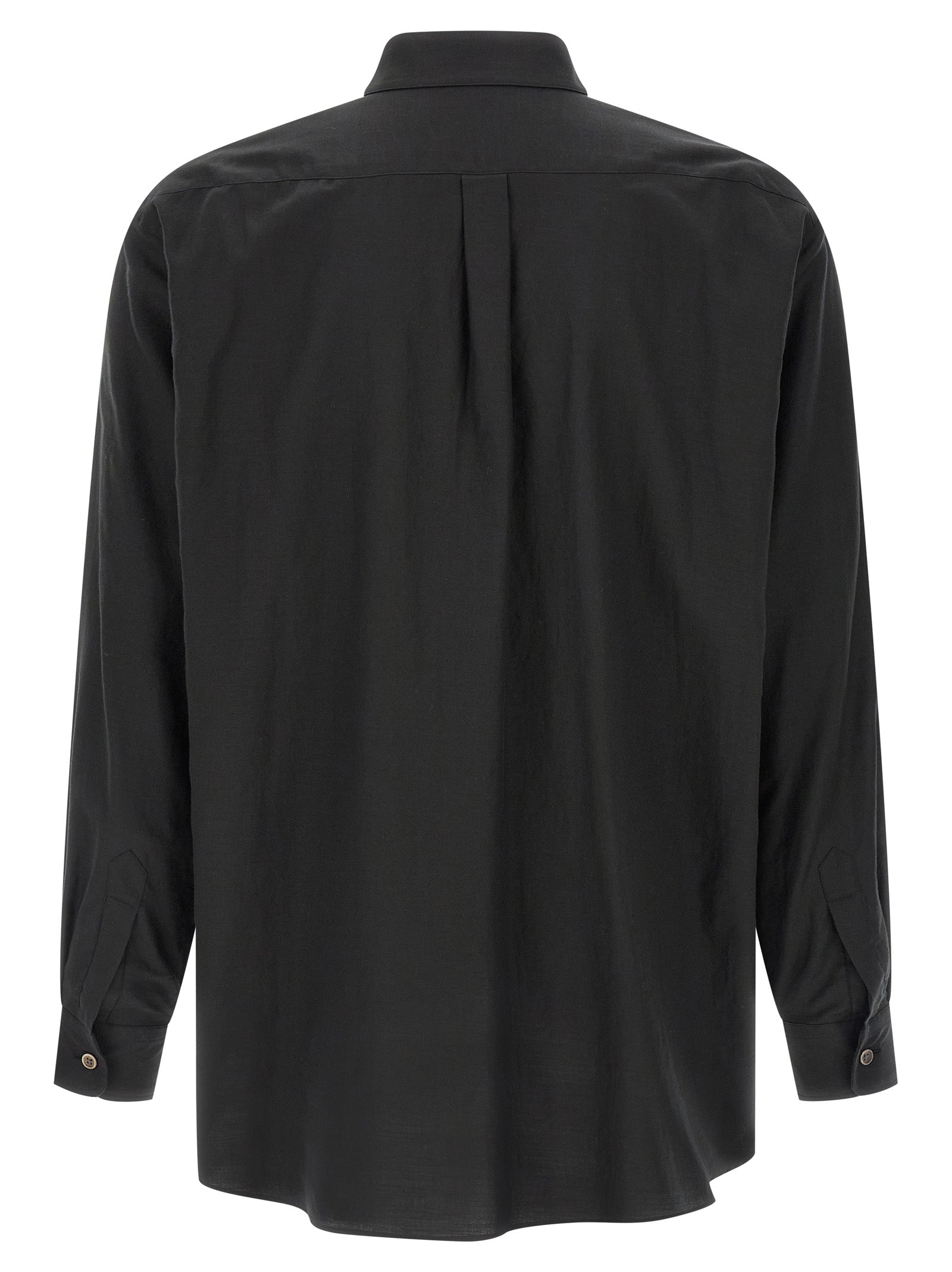 SSSTEIN Black Cotton Men's Blouse