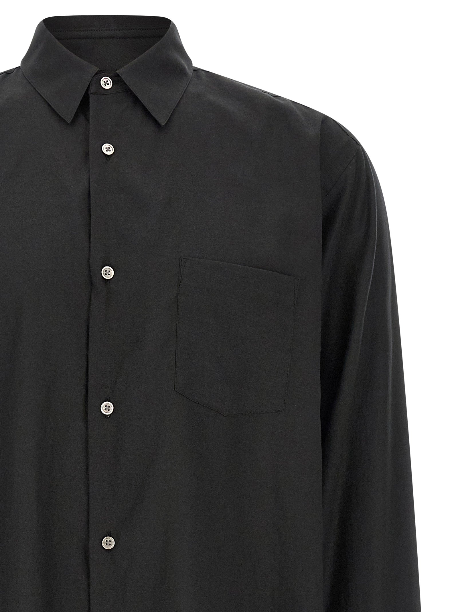 SSSTEIN Black Cotton Men's Blouse
