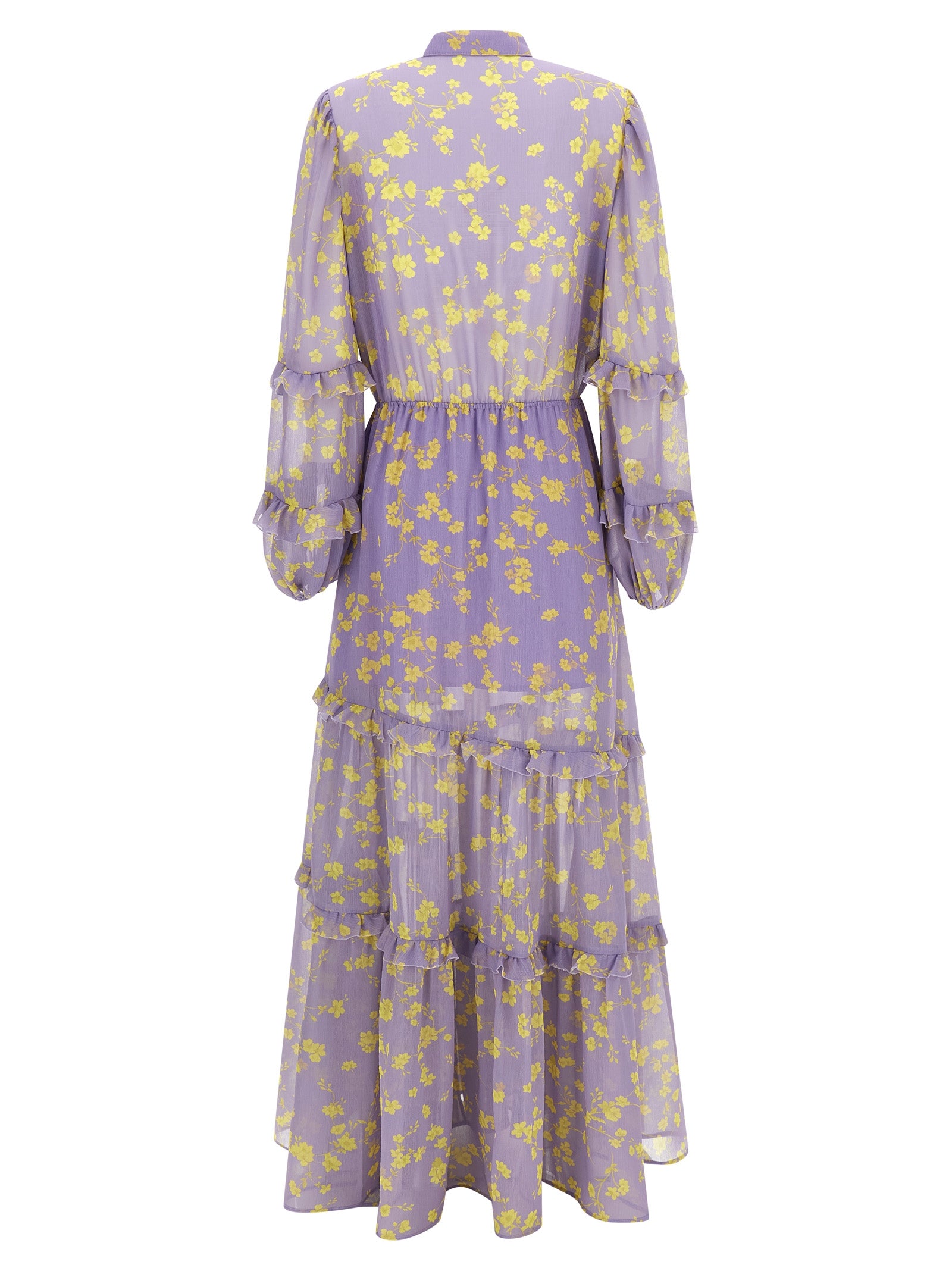 CATALINA Purple Recycled Polyester Long Women's Dress