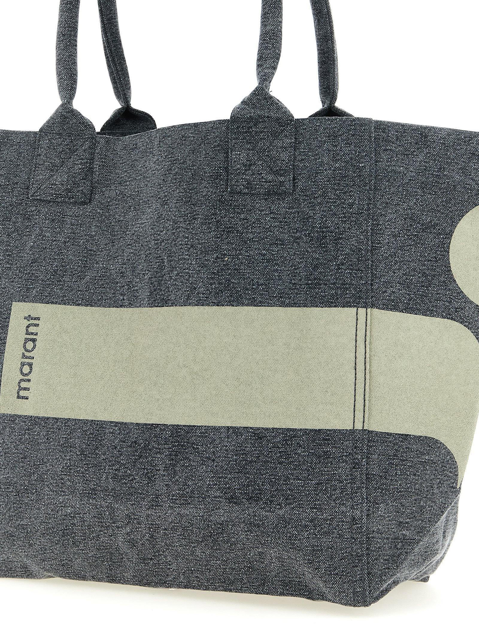 Isabel Marant Black Cotton Tote Women's Bag