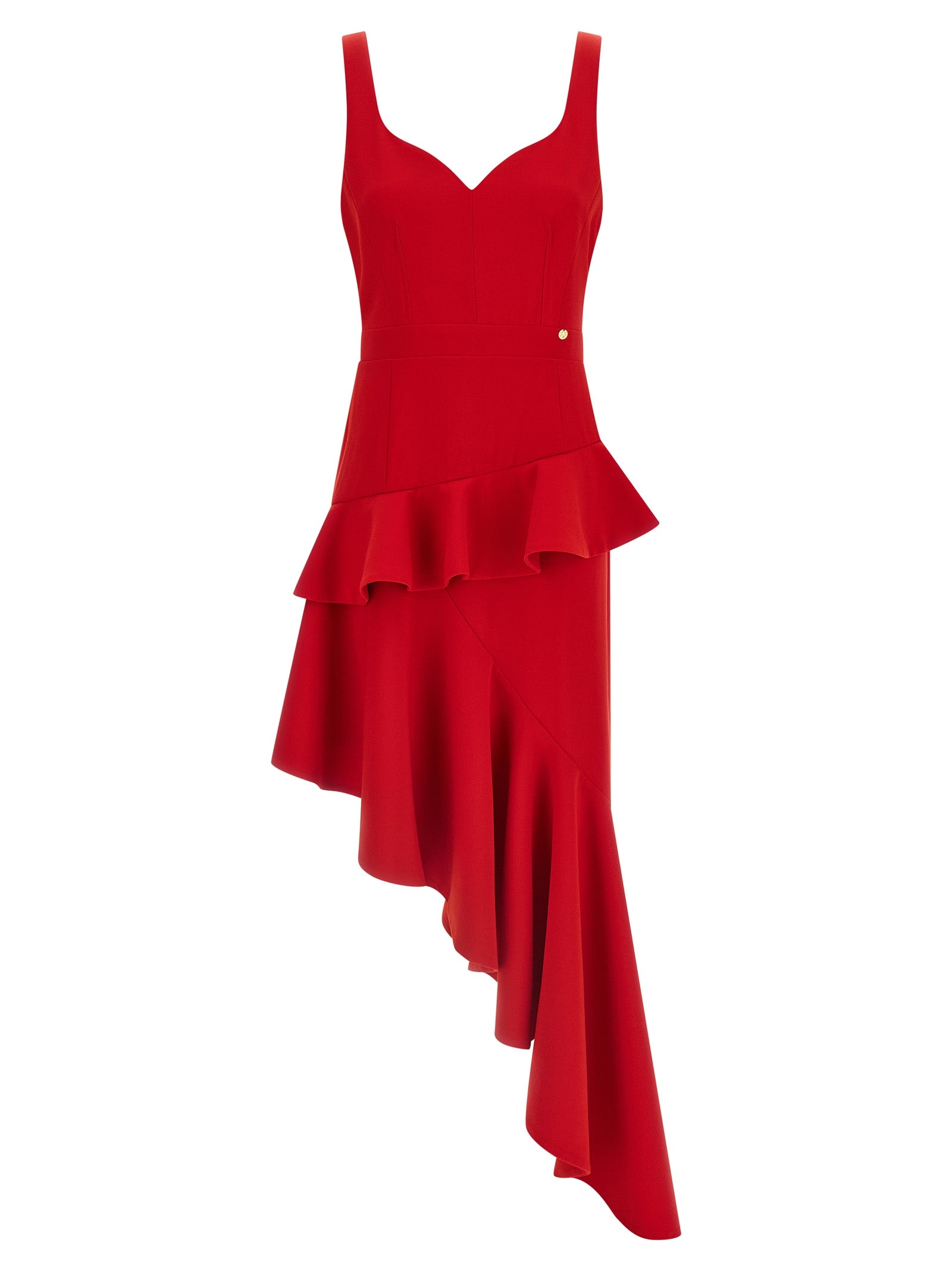 CATALINA Multicolor Polyester Midi Women's Dress