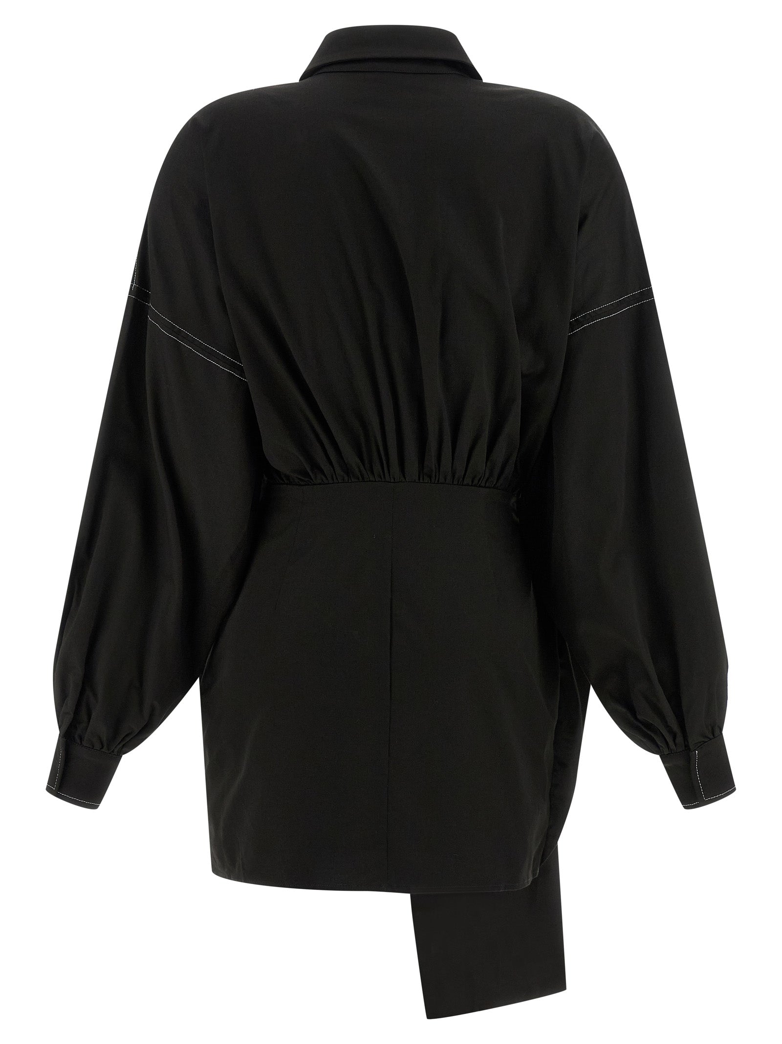 CATALINA Black Polyester Short Women's Dress