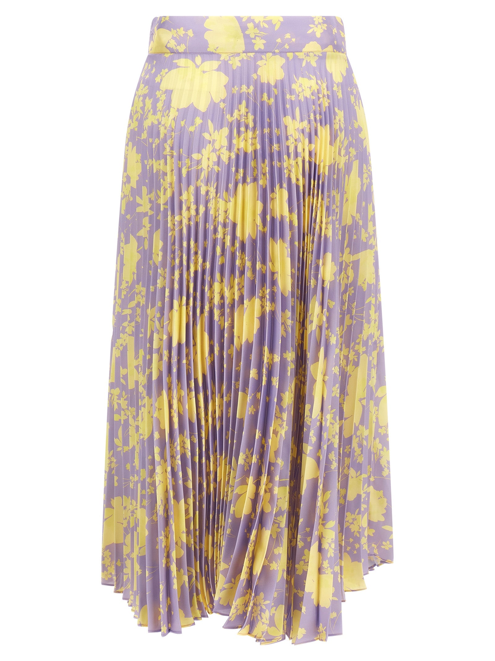 CATALINA Purple Recycled Polyester Midi Women's Skirt
