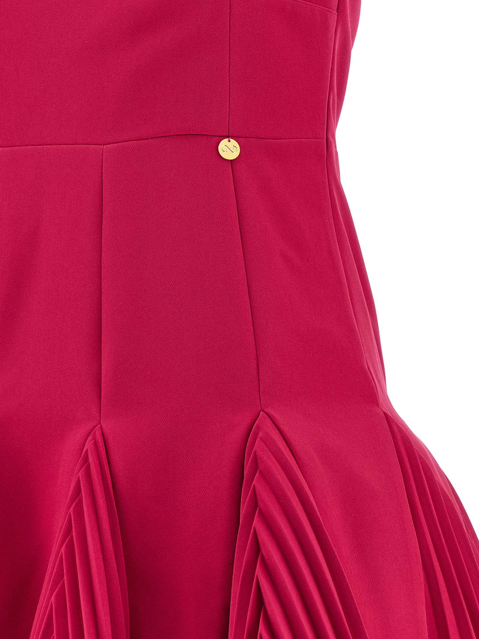CATALINA Fuchsia Polyester Short Women's Dress