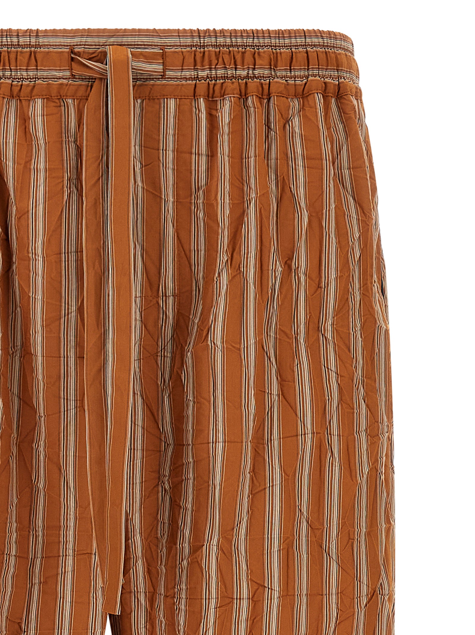 Dolce & Gabbana Brown Viscose Casual Men's Pants