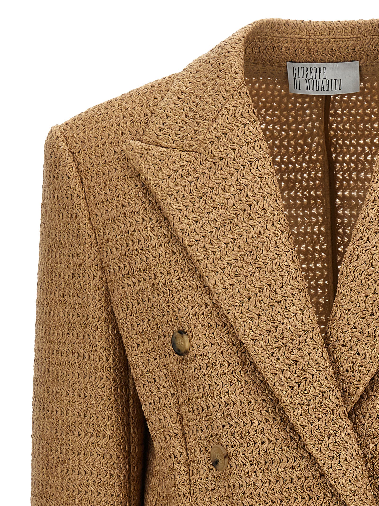 Giuseppe Di Morabito Beige Polyamide Women's Blazer